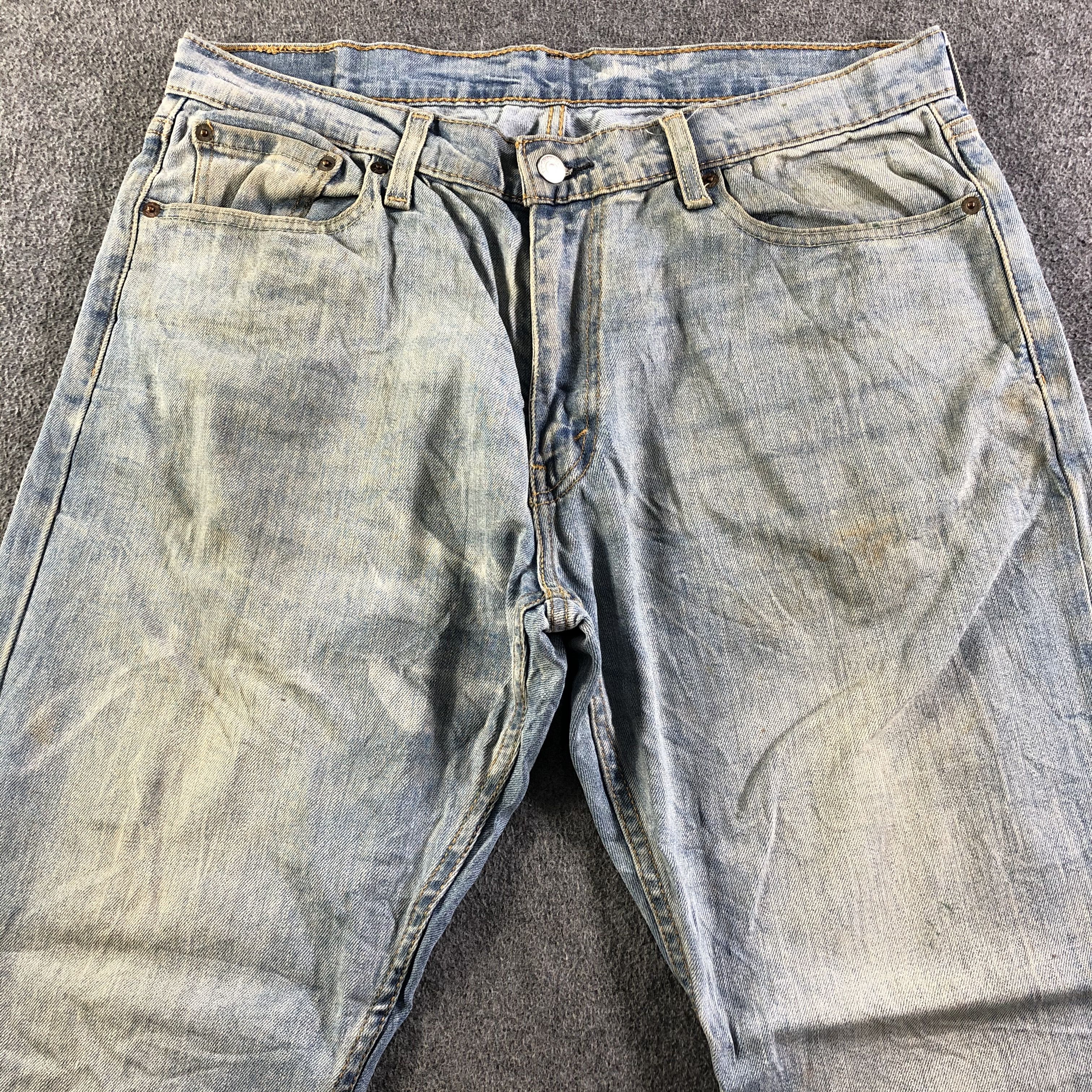 Levi's Vintage Light Wash Levis 513 Jeans-J4280 Size US 35 - 3 Thumbnail