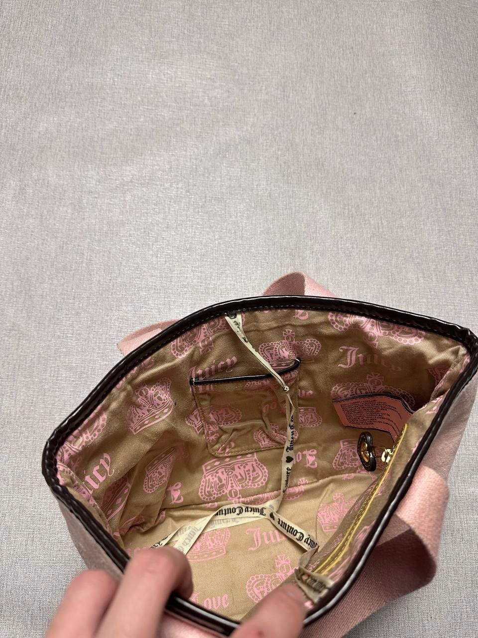 Juicy Couture Juicy Couture Vintage Velour Y2K Barbie Style Avantgarde Size ONE SIZE - 14 Thumbnail