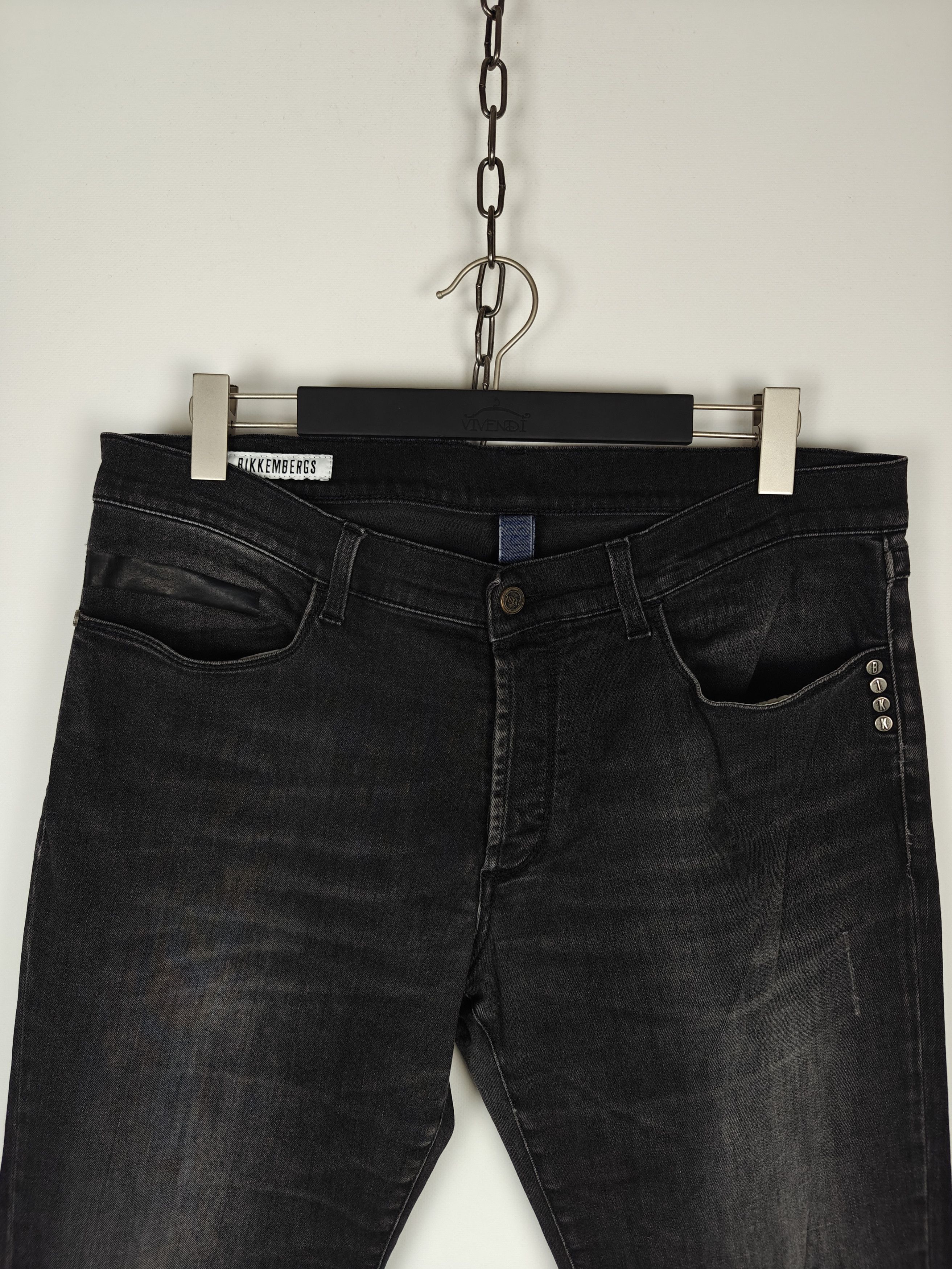 Dirk Bikkembergs Bikkembergs Denim Jeans Pants Gray Slim Fit size 36x33 Size US 36 / EU 52 - 2 Thumbnail