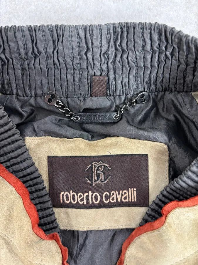 Roberto Cavalli Roberto Cavalli Biker Suede Calf Leather Jacket Size US M / EU 48-50 / 2 - 10 Thumbnail