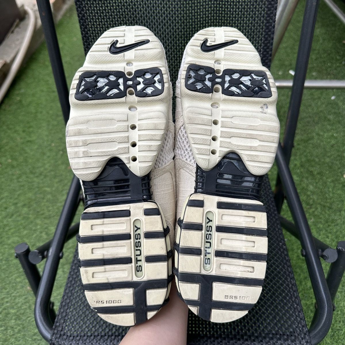 Nike × Stussy Stussy x Nike Spiridon zoom Caged 2 Fossil CQ5486-200 Size US 10.5 / EU 43-44 - 6 Thumbnail