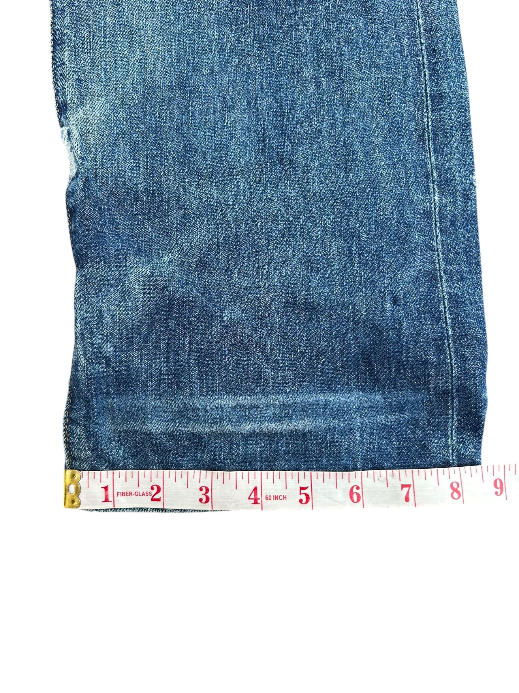 Japanese Brand × Kapital × Vintage THRASHED Vintage Levi's big E Reconstructed Repair Denim Size US 33 - 25 Thumbnail