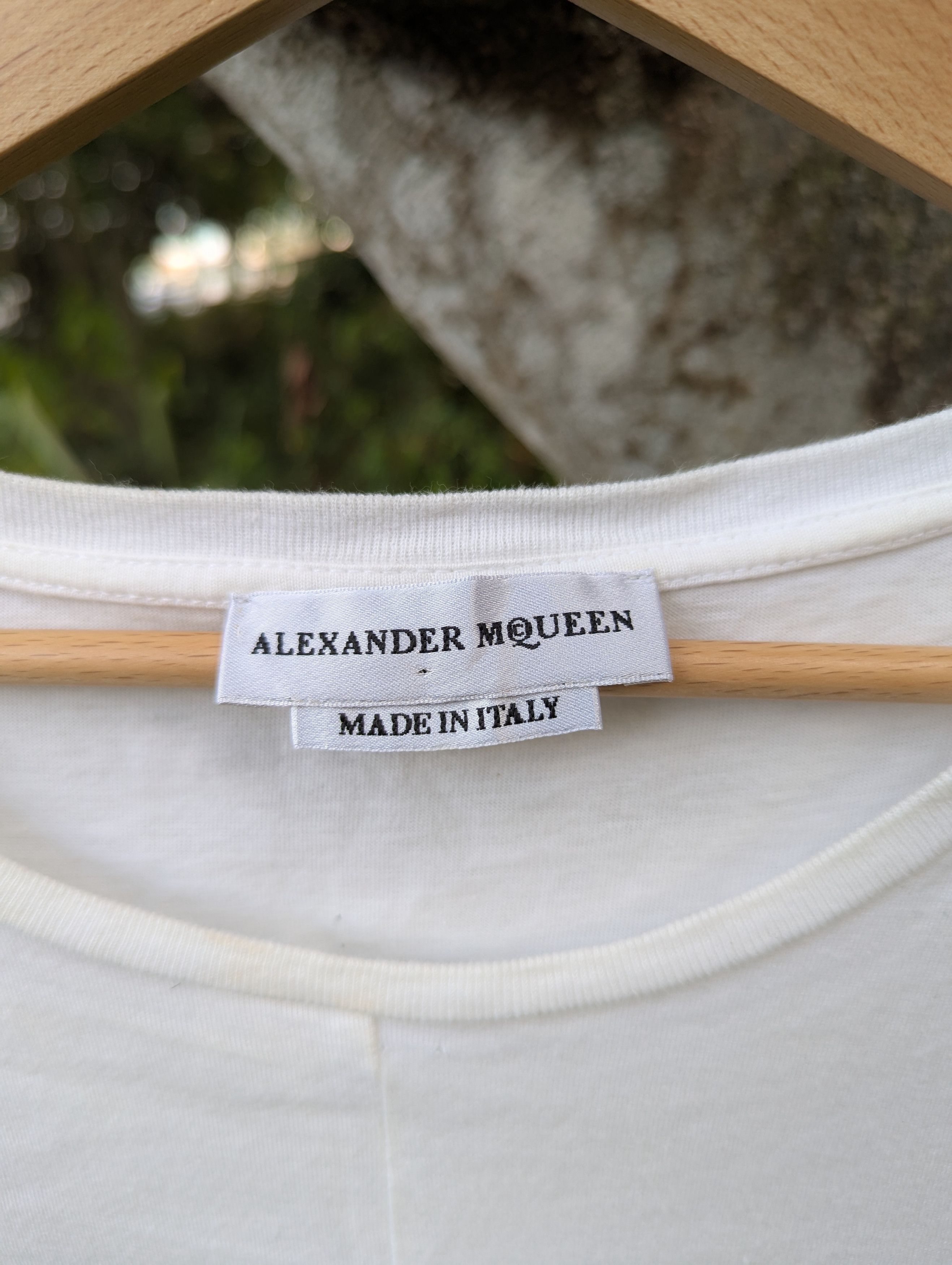 Alexander McQueen Thrashed Alexander Mcqueen Skull White T Shirt Size US M / EU 48-50 / 2 - 3 Thumbnail