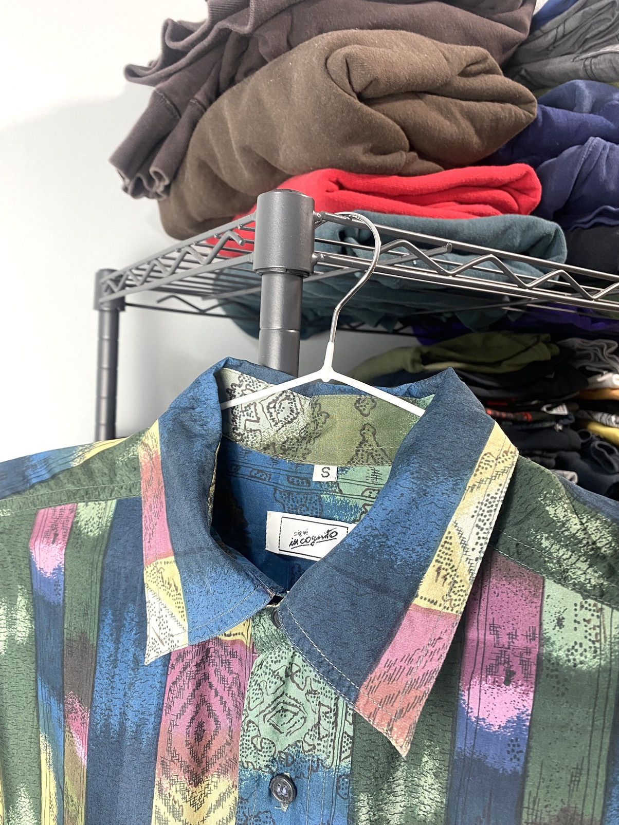 SikSilk Vintage 1990’a Silk Shirt Camp Collar Dior Style Size US XL / EU 56 / 4 - 4 Thumbnail