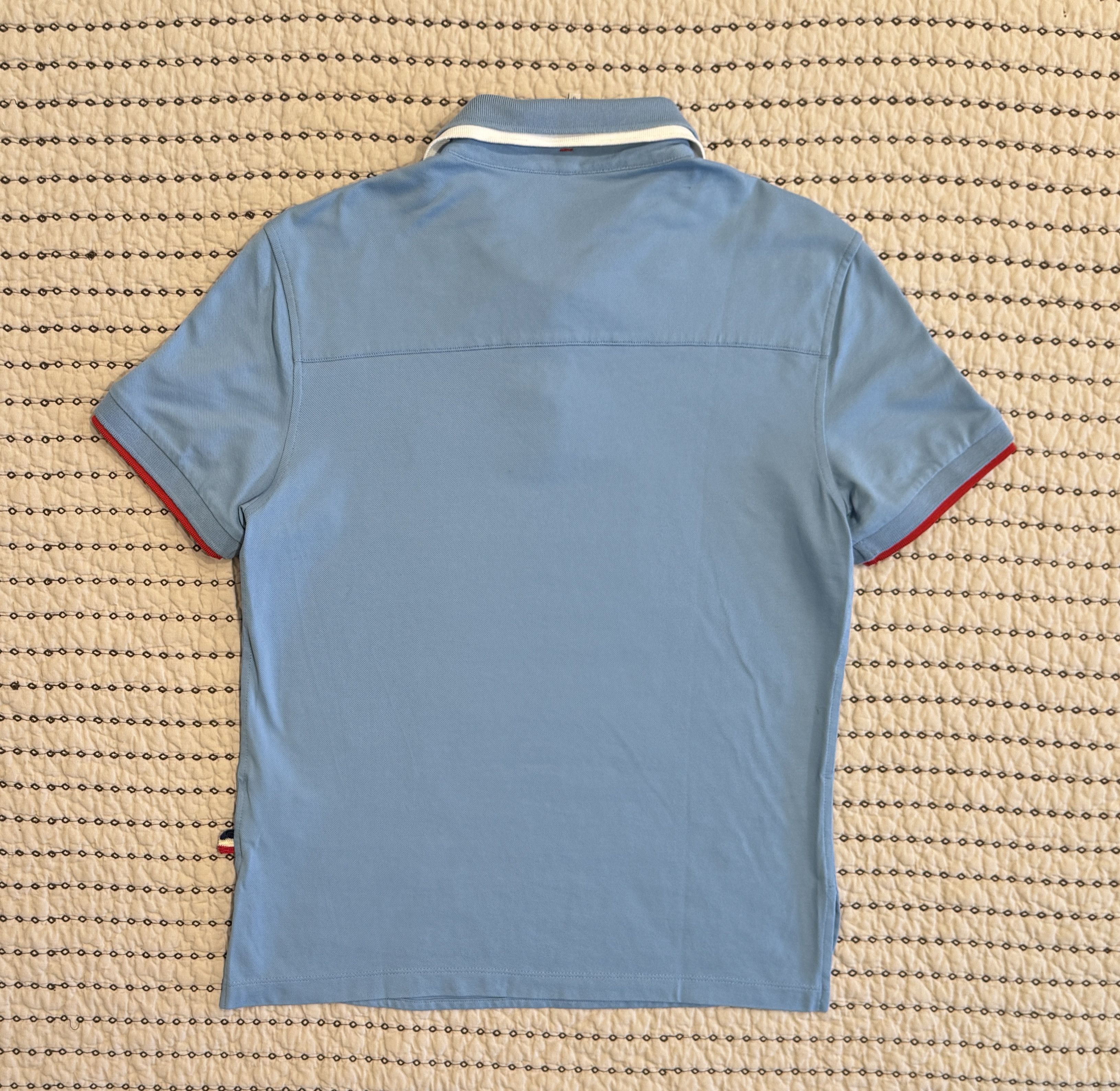 Moncler VINTAGE MONCLER POLO LIGHT BLUE SZ SMALL Size US S / EU 44-46 / 1 - 2 Thumbnail