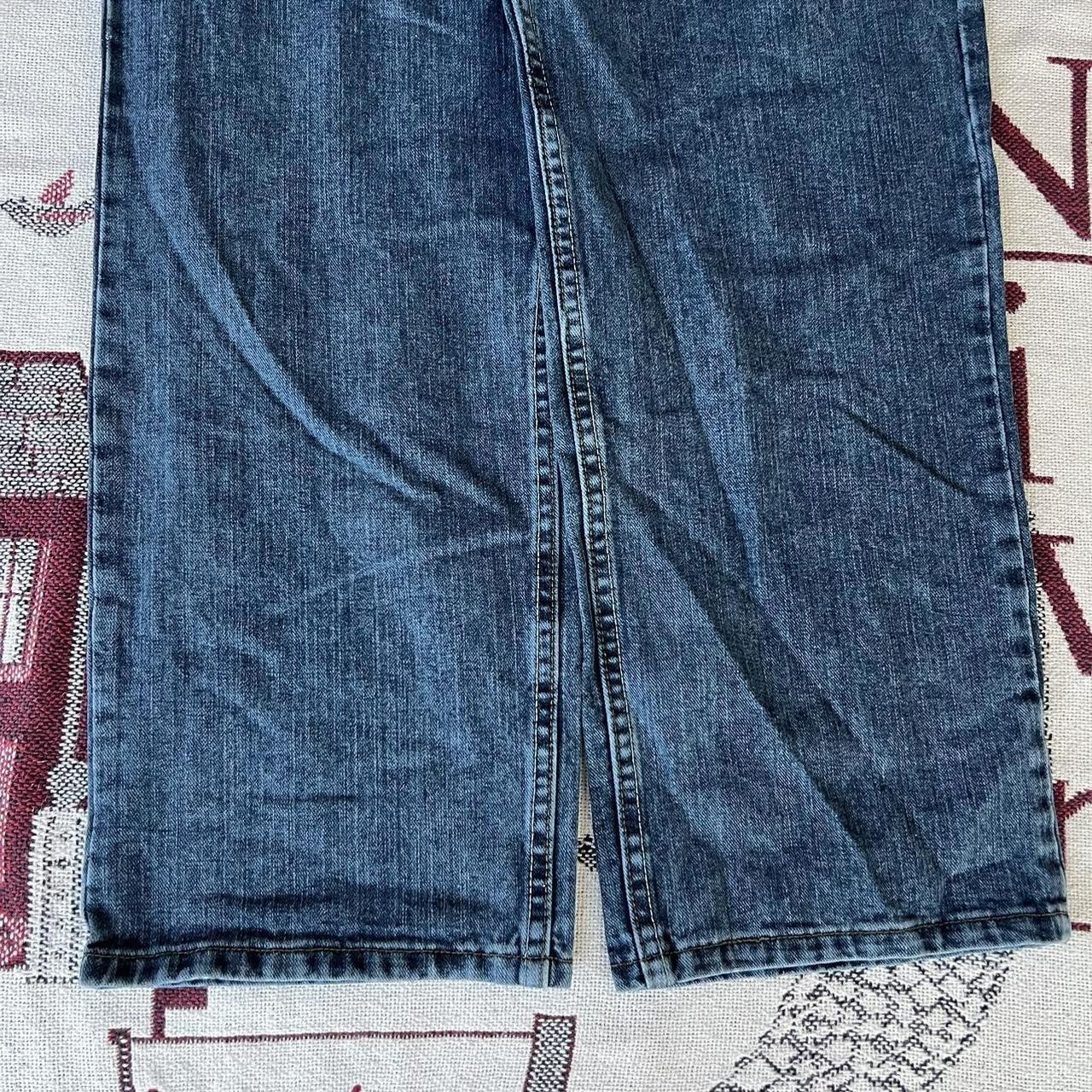 Vintage Vintage Y2K/2000s Baggy Grunge Dark Wash Denim Jeans! Size US 42 / EU 58 - 6 Thumbnail