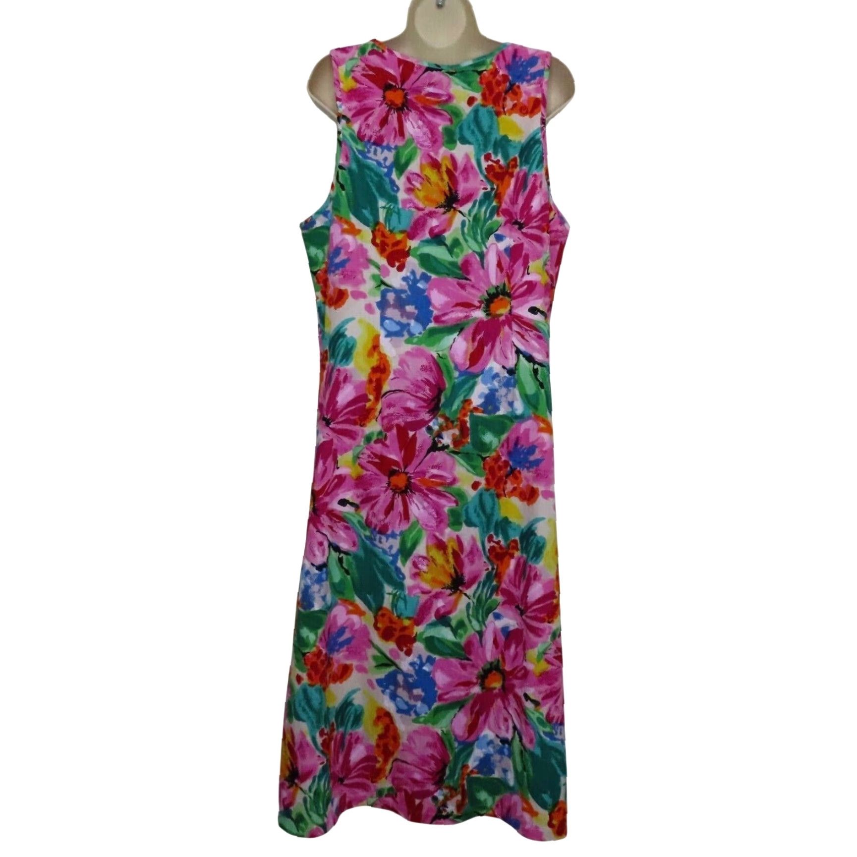 Vintage VINTAGE Willow Ridge Women Petite Medium PM Cotton Floral Sundress Dress Size M / US 6-8 / IT 42-44 - 5 Thumbnail