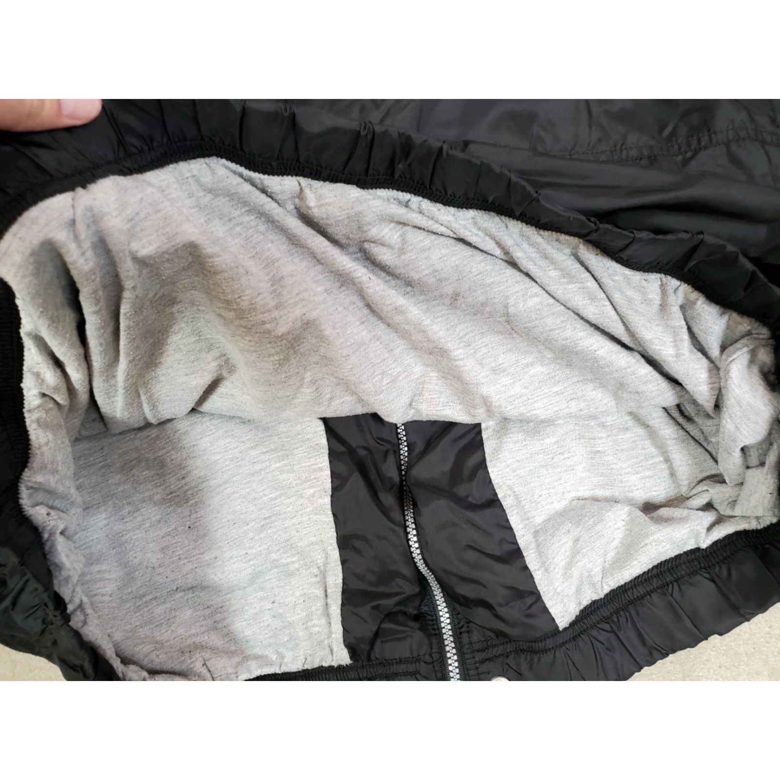 Nike VINTAGE Nike Jacket Mens 2XL Black Windbreaker Coat Lined Full Zip Logo 90s Size US XXL / EU 58 / 5 - 7 Thumbnail
