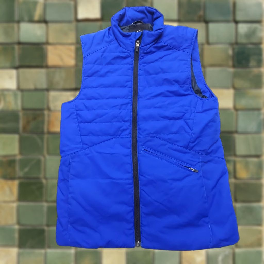 Vintage Aether Trace Vest Mens XS Blue Quilted Lined Full Zip Hiking Insulated Size 0 Size US XS / EU 42 / 0 - 1 Thumbnail