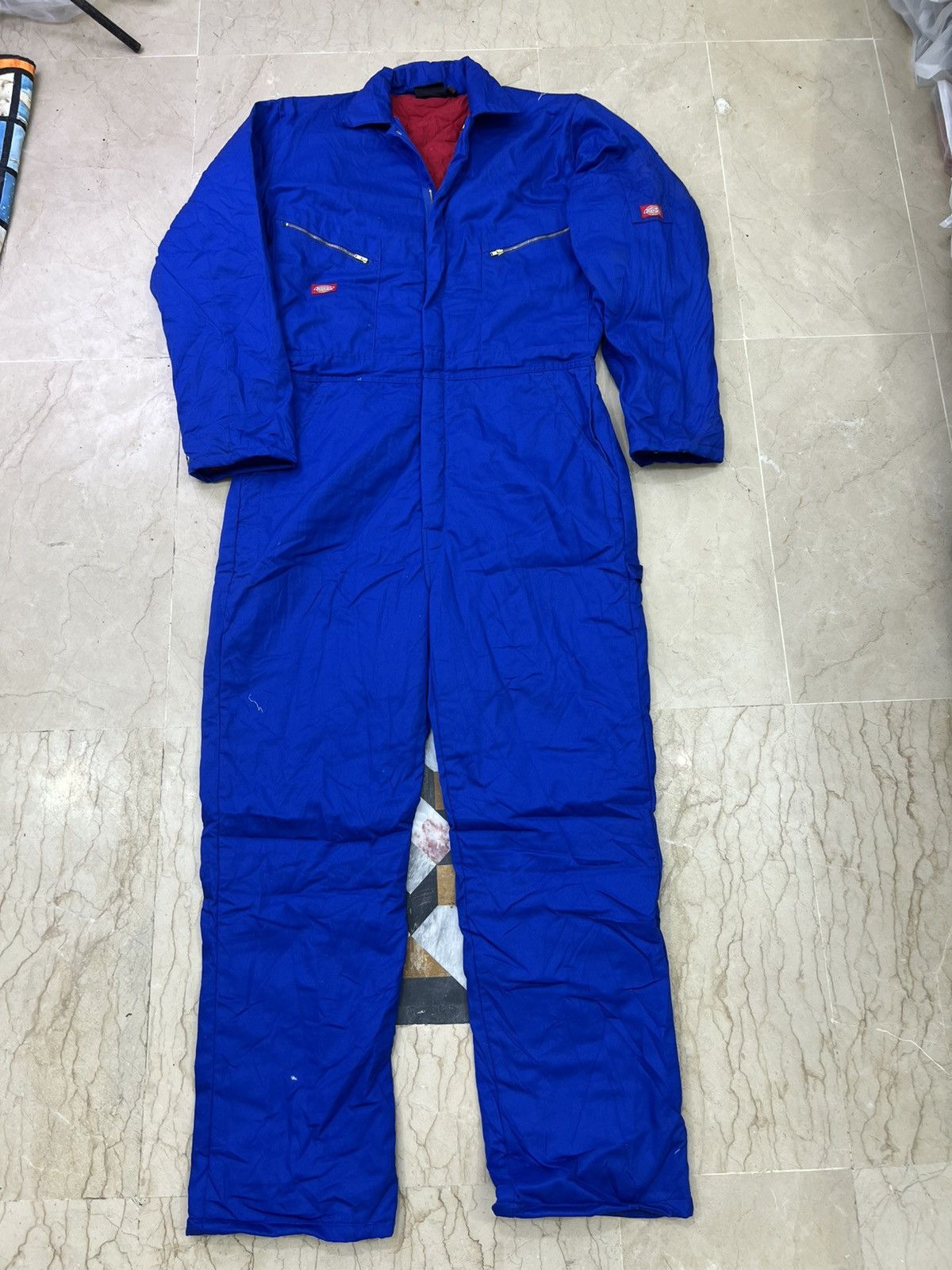 Dickies Vintage Dickies Insulated Workwear Coveralls Blue Quilted Size US L / EU 52-54 / 3 - 1 Thumbnail