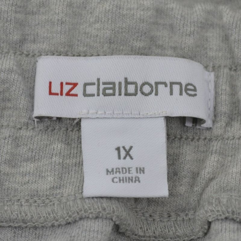 Other Liz Claiborne Light Gray Side Slit Midi Skirt Pocket Warm 1X Size 42" / US 20 - 6 Thumbnail