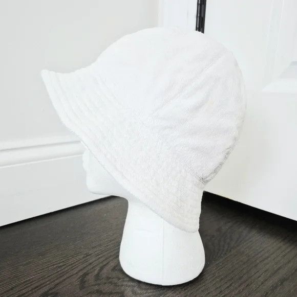Vintage Terry Bucket Hat Beach Retro Y2K School Spring Summer Twee Size ONE SIZE - 5 Thumbnail