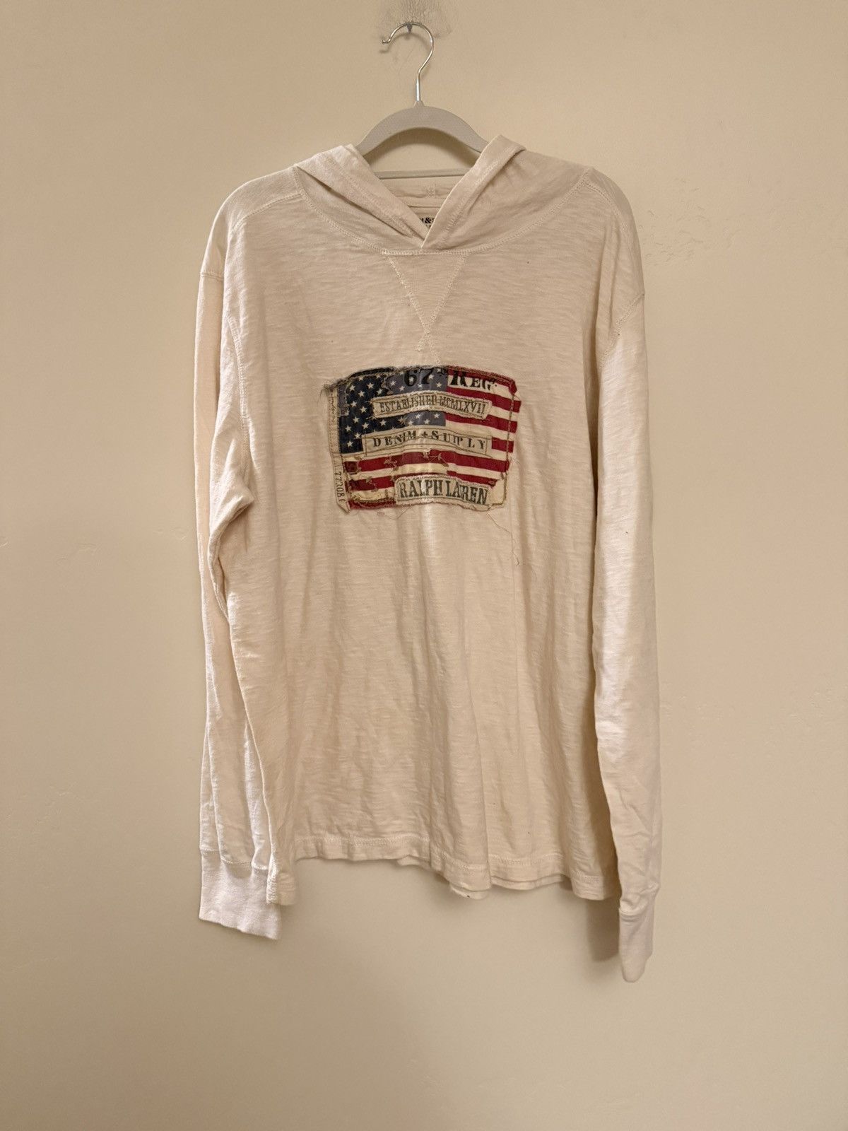Denim & Supply Ralph Lauren Vintage Denim & Supply American Flag Long Sleeve Size US XL / EU 56 / 4 - 1 Thumbnail