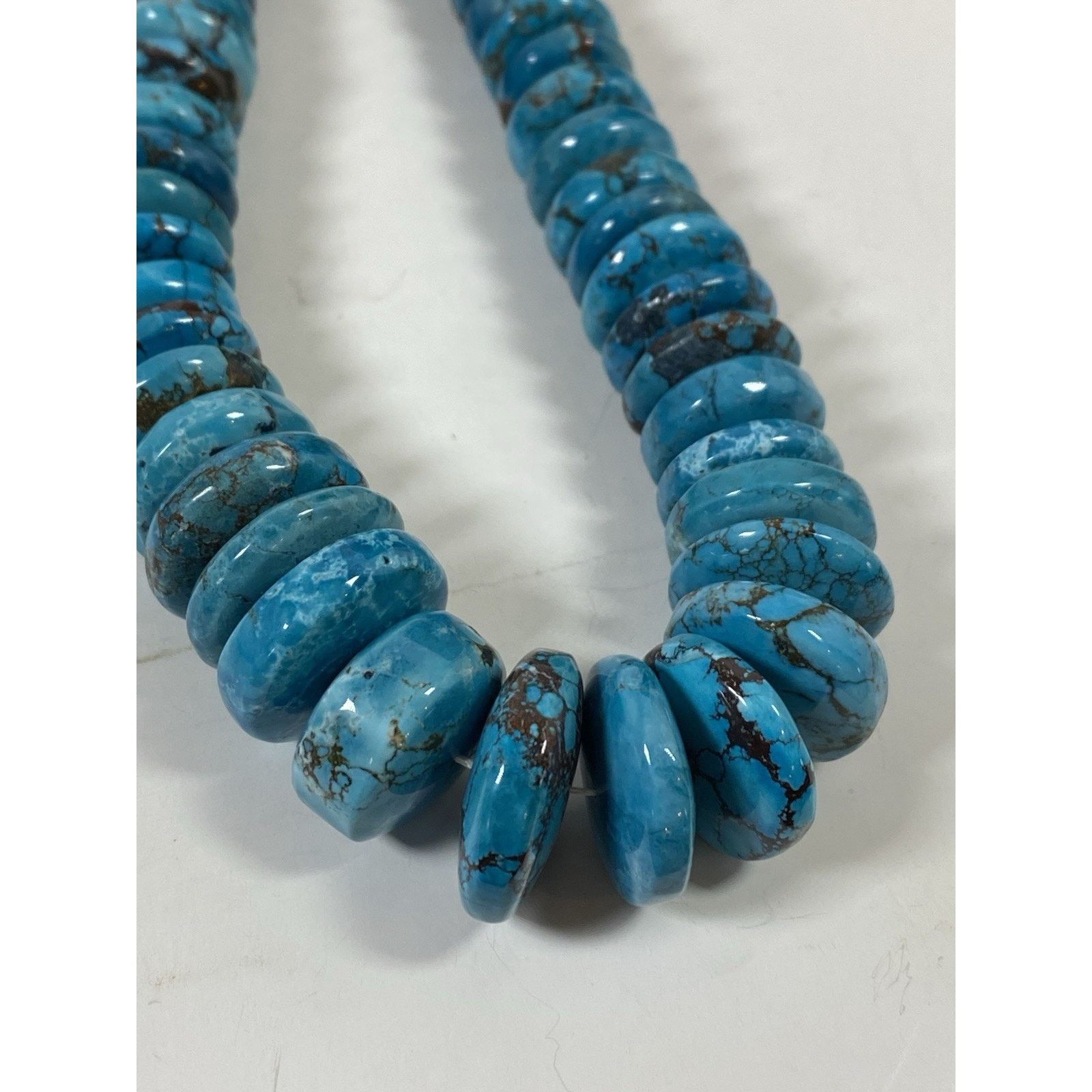 Other Vintage Native American Navajo Turquoise Necklace Size ONE SIZE - 3 Thumbnail