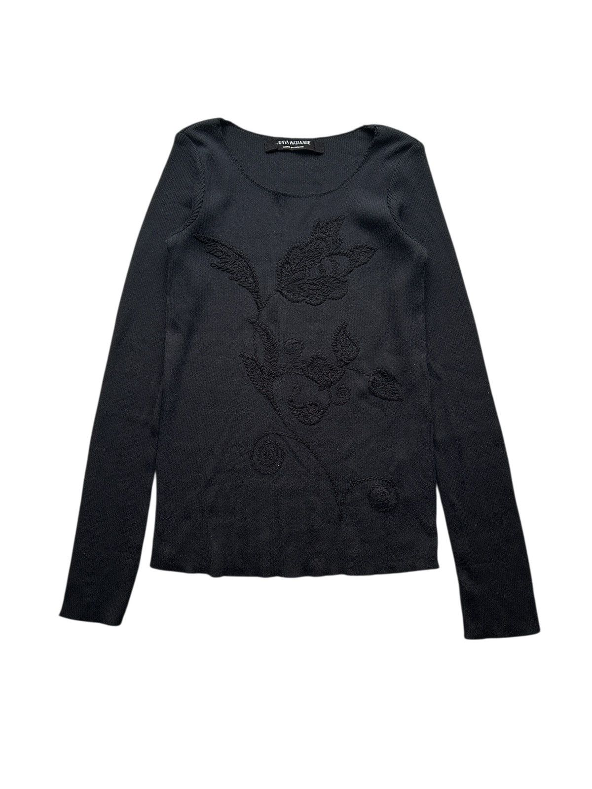 Junya Watanabe F/W 92 Debut Collection Floral Embroidered Knit Size ONE SIZE - 1 Thumbnail