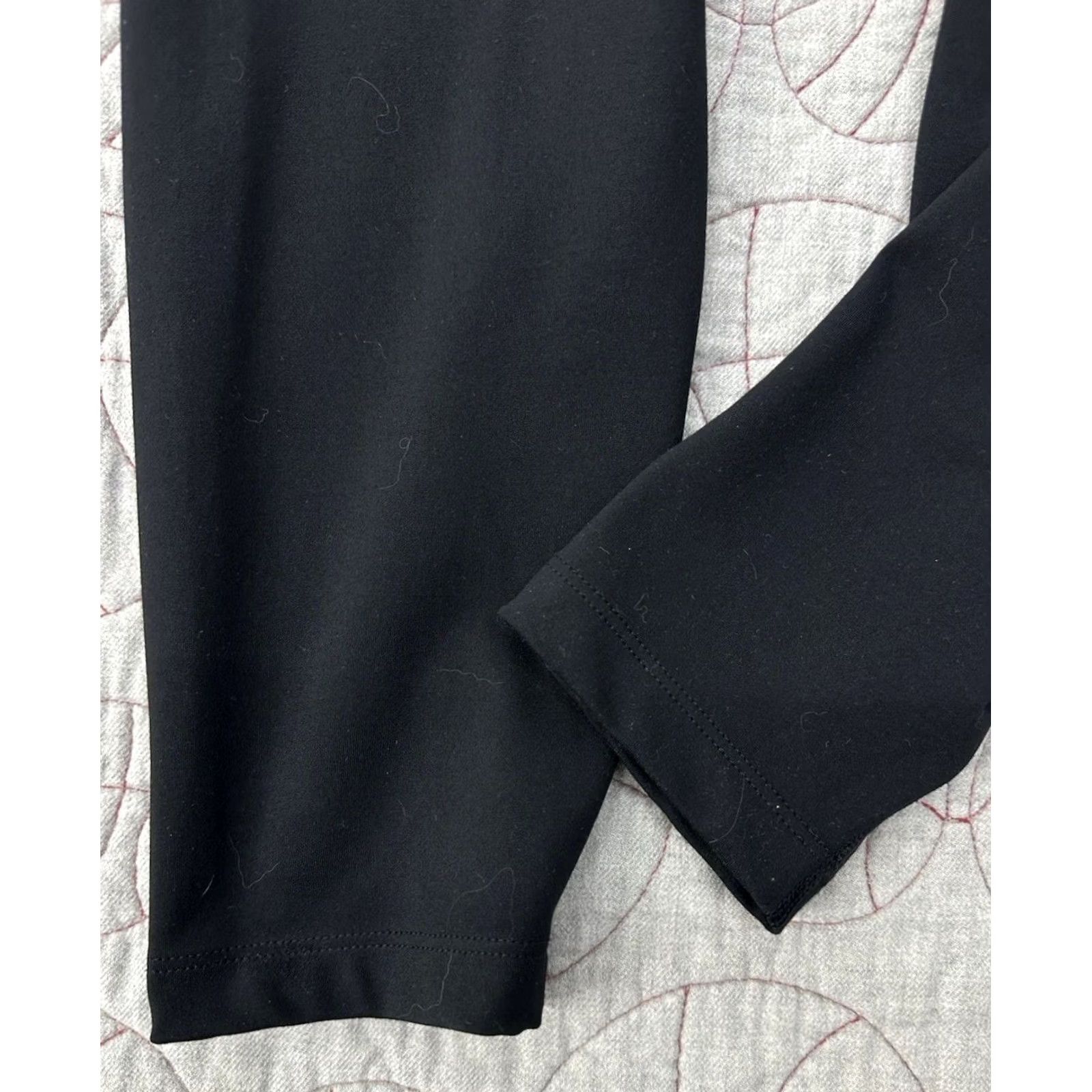 Nike Nike Womens Yoga Pants DM7023-010 Black 7/8 High Rise Tight Fit Leggings Size L Size 36" / US 14 / IT 50 - 4 Thumbnail