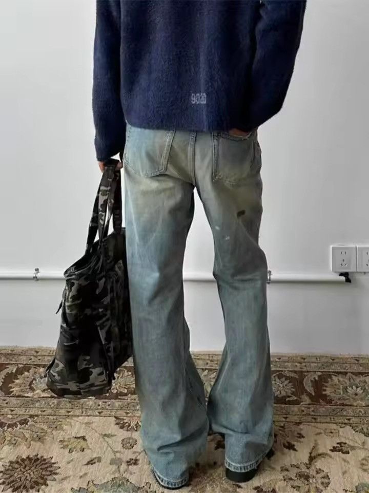 Vintage VIBE High Street Distressed Tassel Washed Distressed Jeans Size US 26 / EU 42 - 2 Thumbnail