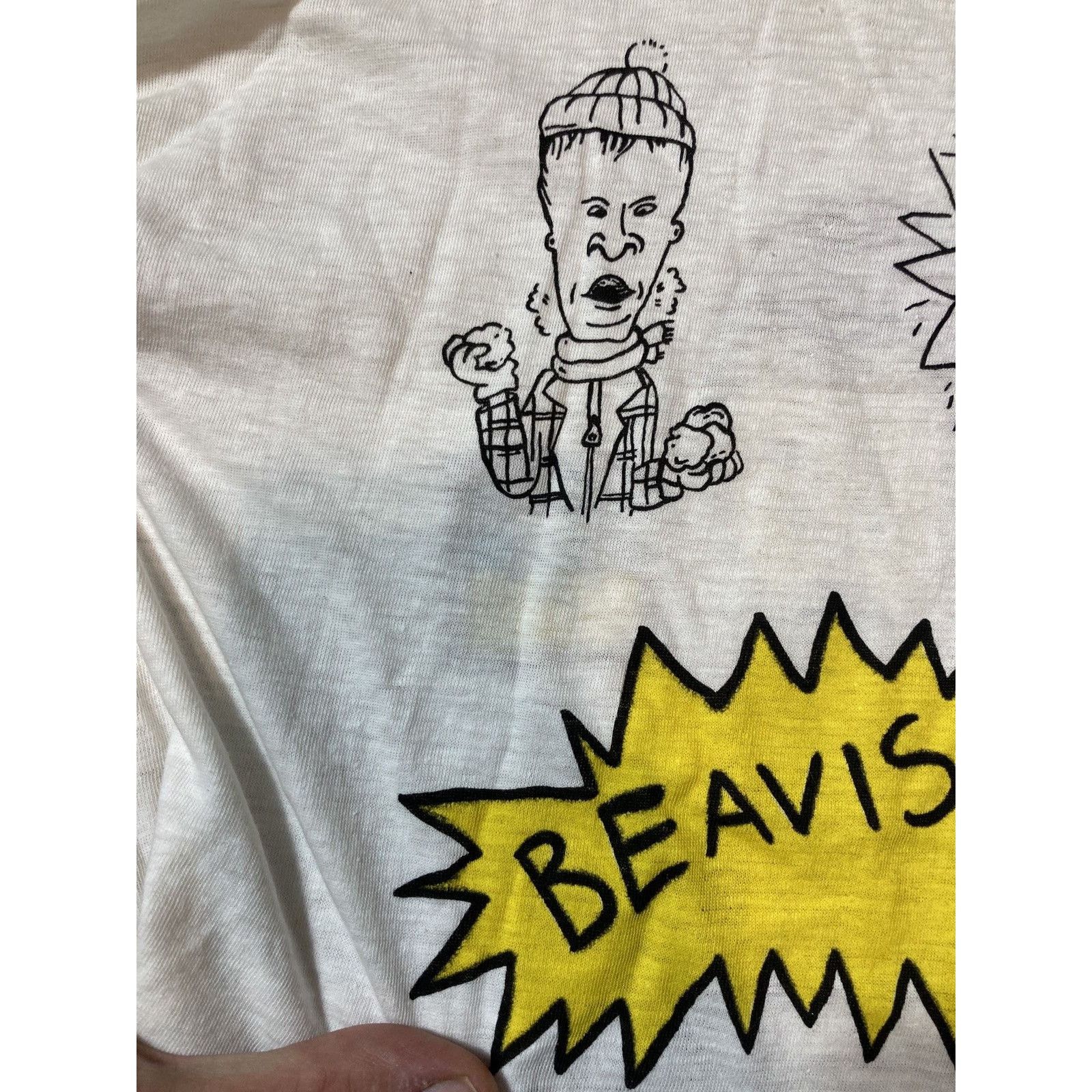 Mtv × Vintage Vintage 90s MTV Beavis and Butthead Huh Huh Huh tee Size US S / EU 44-46 / 1 - 12 Thumbnail