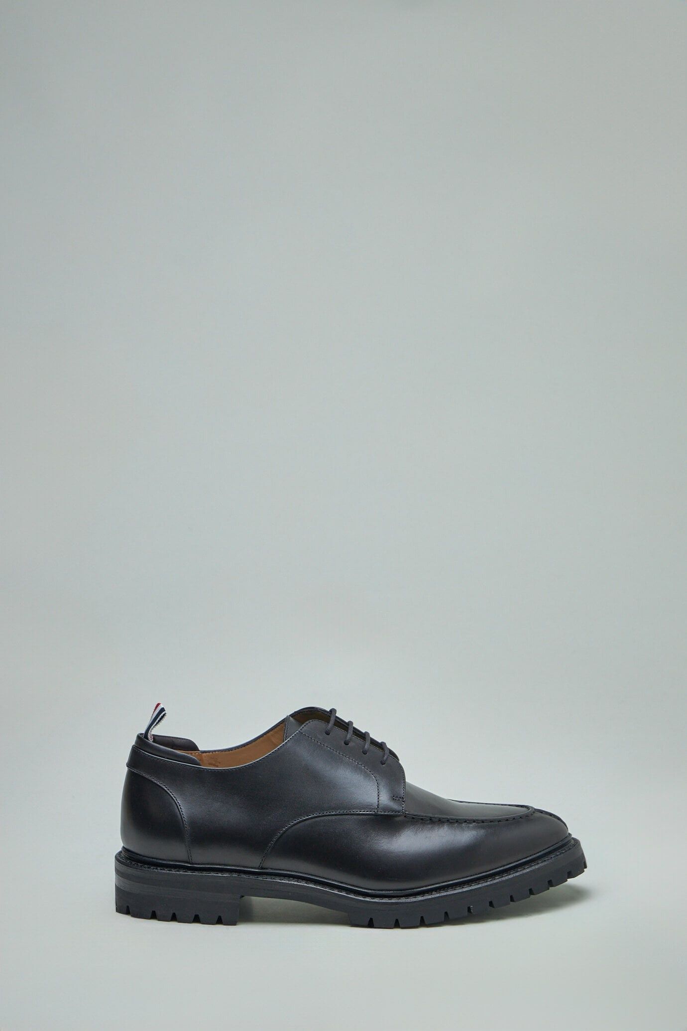 Thom Browne o1s22i1n1124 Derby Leather Shoes in Black Size US 10 / EU 43 - 1 Thumbnail