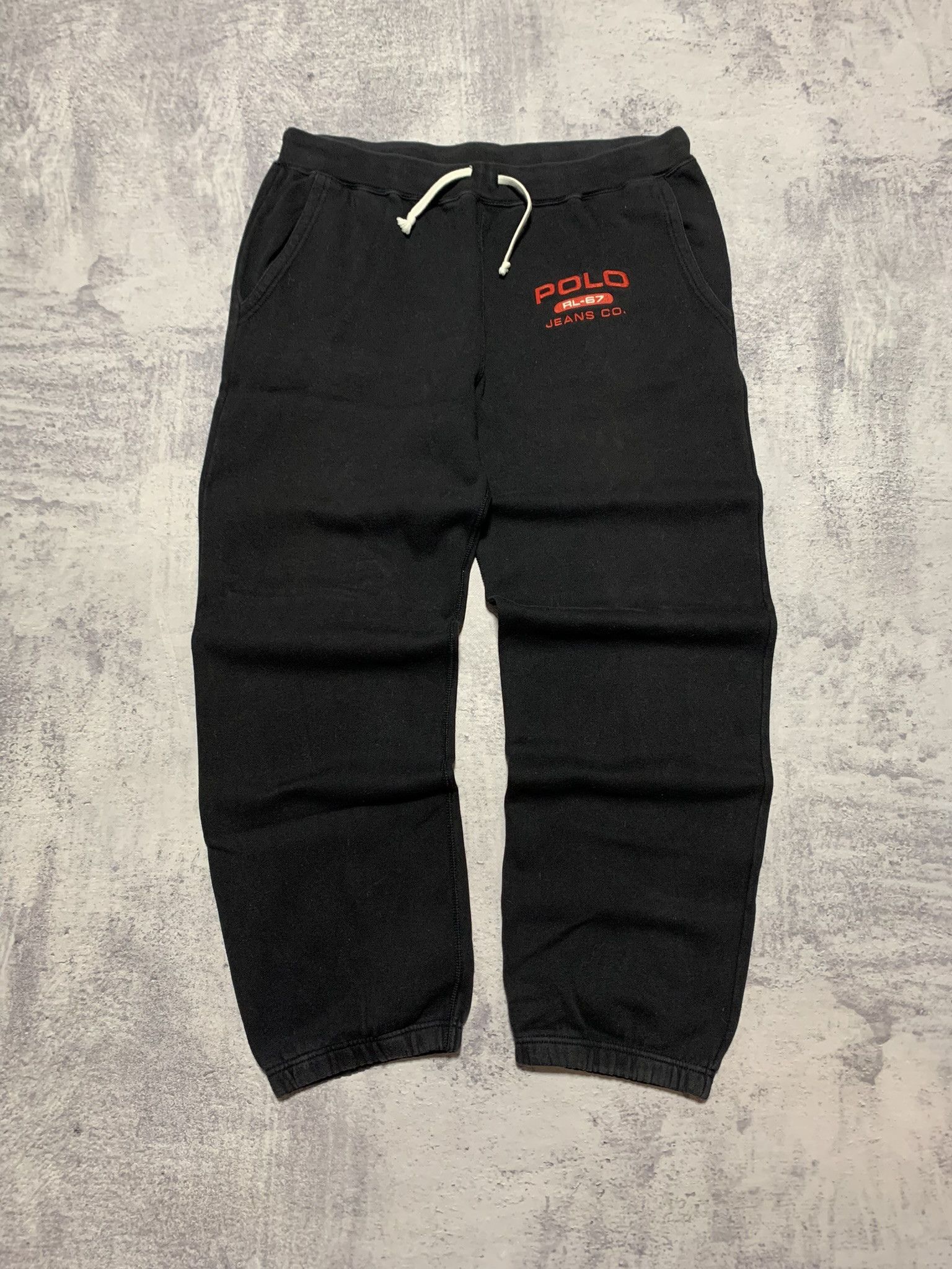 Polo Ralph Lauren Polo Ralph Lauren Jeans Co. Sweatpants Faded Black Men’s L Size US 34 / EU 50 - 1 Thumbnail