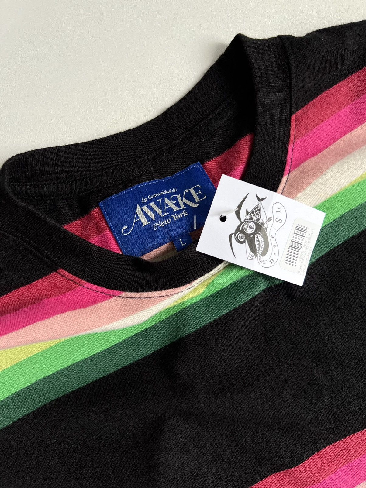 Awake NY FW22 AWAKE N.Y Striped Lama L/S T-Shirt Size US L / EU 52-54 / 3 - 9 Thumbnail