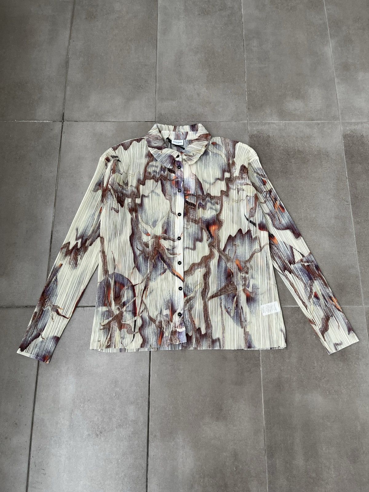 Henrik Vibskov !DS! AW23 Henrik Vibskov Gazpacho Mesh Plisse Shirt Size US S / EU 44-46 / 1 - 9 Thumbnail