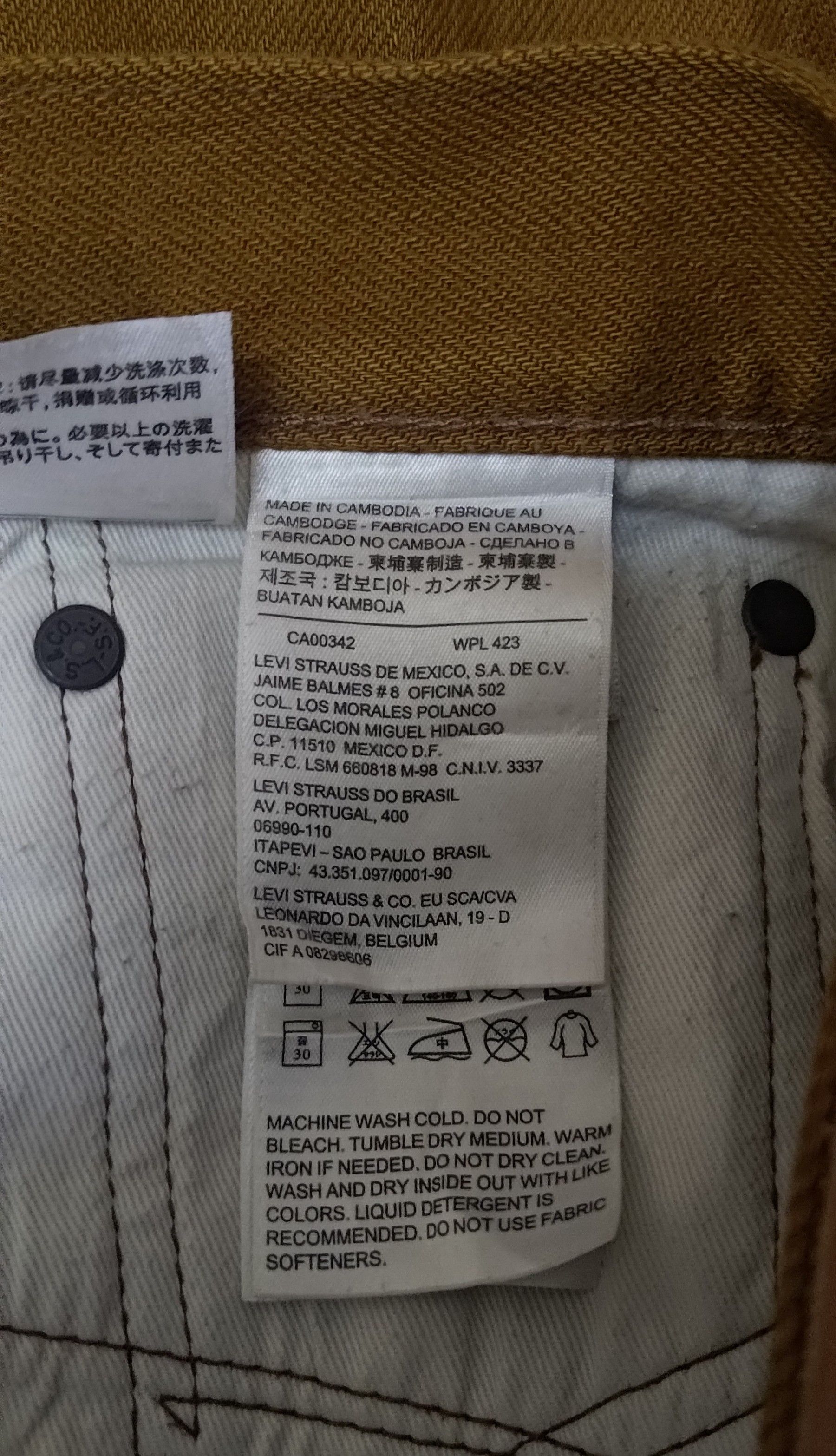 Levi's 505 Levi's Brown Straight Denim W33L32 Spring Color Size US 34 / EU 50 - 9 Thumbnail