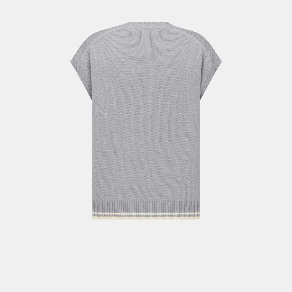 Dior o1bcso1str0226 Tag Sweater Vest in Grey Size US L / EU 52-54 / 3 - 2 Thumbnail