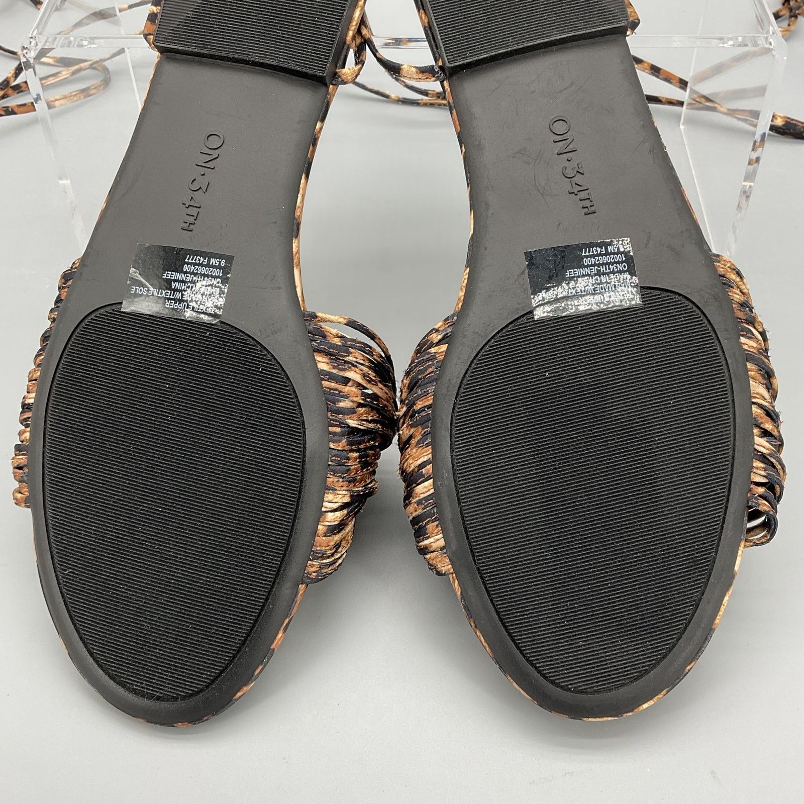 Other NEW on 34th Women’s Jenniee Knot Sandals Leopard Size 9.5M Size US 9.5 / IT 39.5 - 10 Thumbnail
