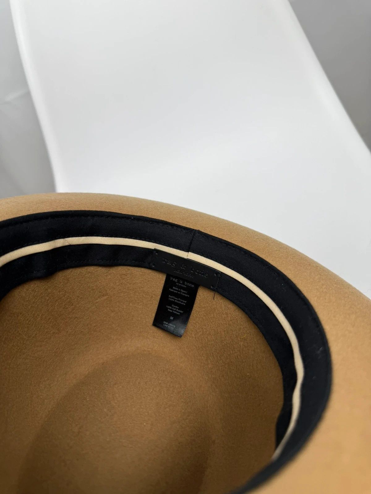 Rag & Bone Rag & Bone Zoe Wool Fedora Hat Womens size M Size ONE SIZE - 9 Thumbnail
