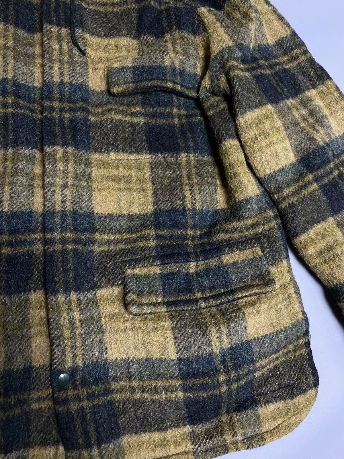 William Barry VTG 70s William Barry Flannel Plaid Jacket Hooded Sz M USA Size US M / EU 48-50 / 2 - 6 Thumbnail