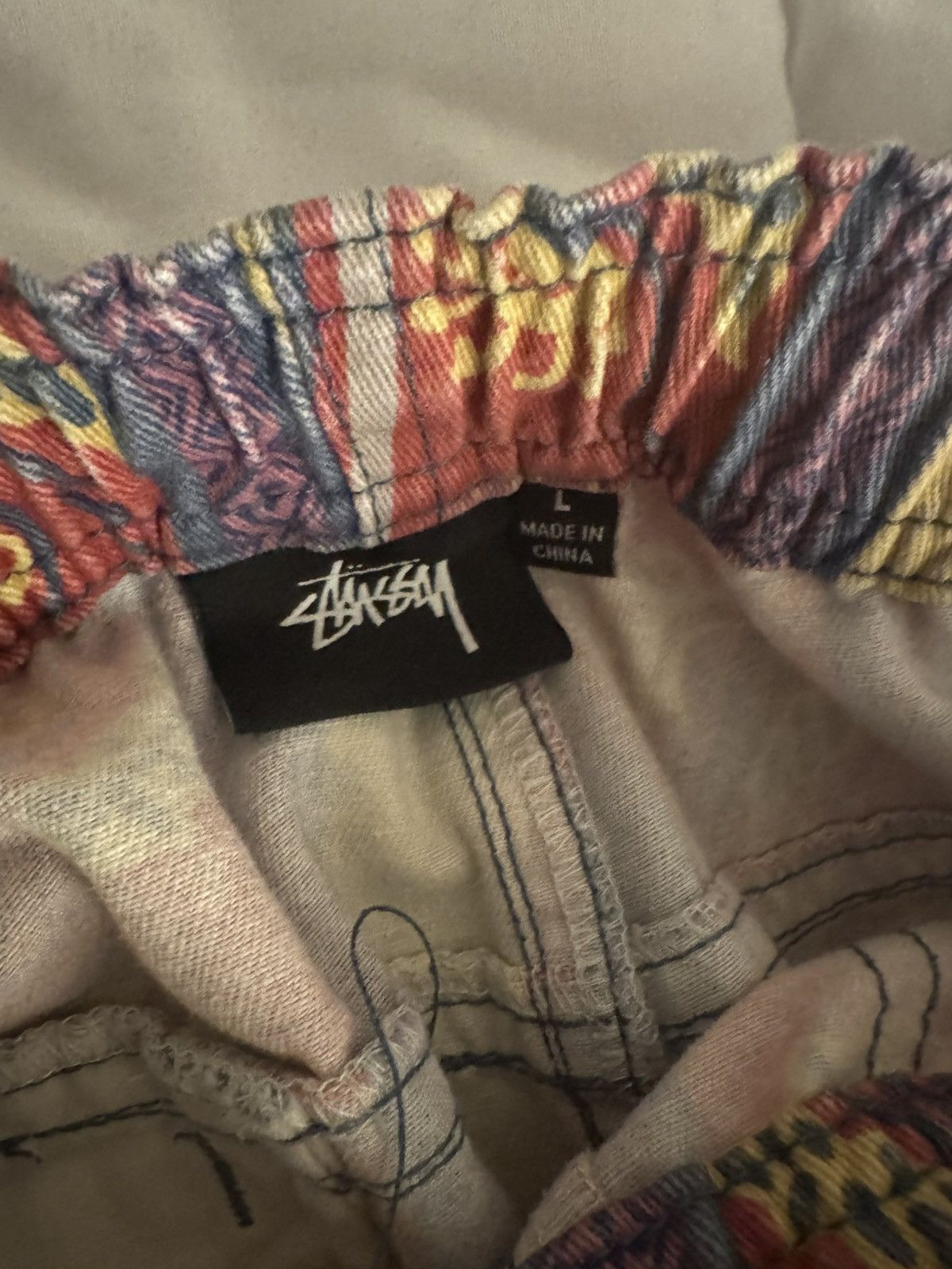 Stussy Stussy Fleur Stripe Beach Stripe (See desc) Size US 34 / EU 50 - 4 Thumbnail