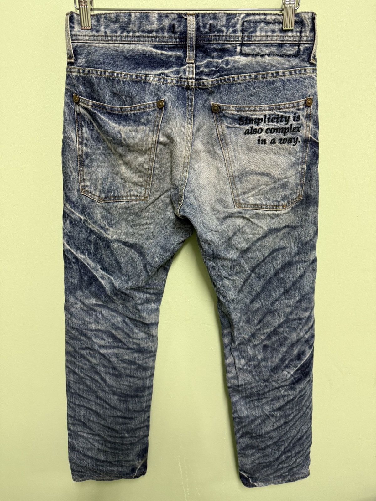 Japanese Brand Very Rare Blue Way Japanese Jeans Size US 31 - 7 Thumbnail