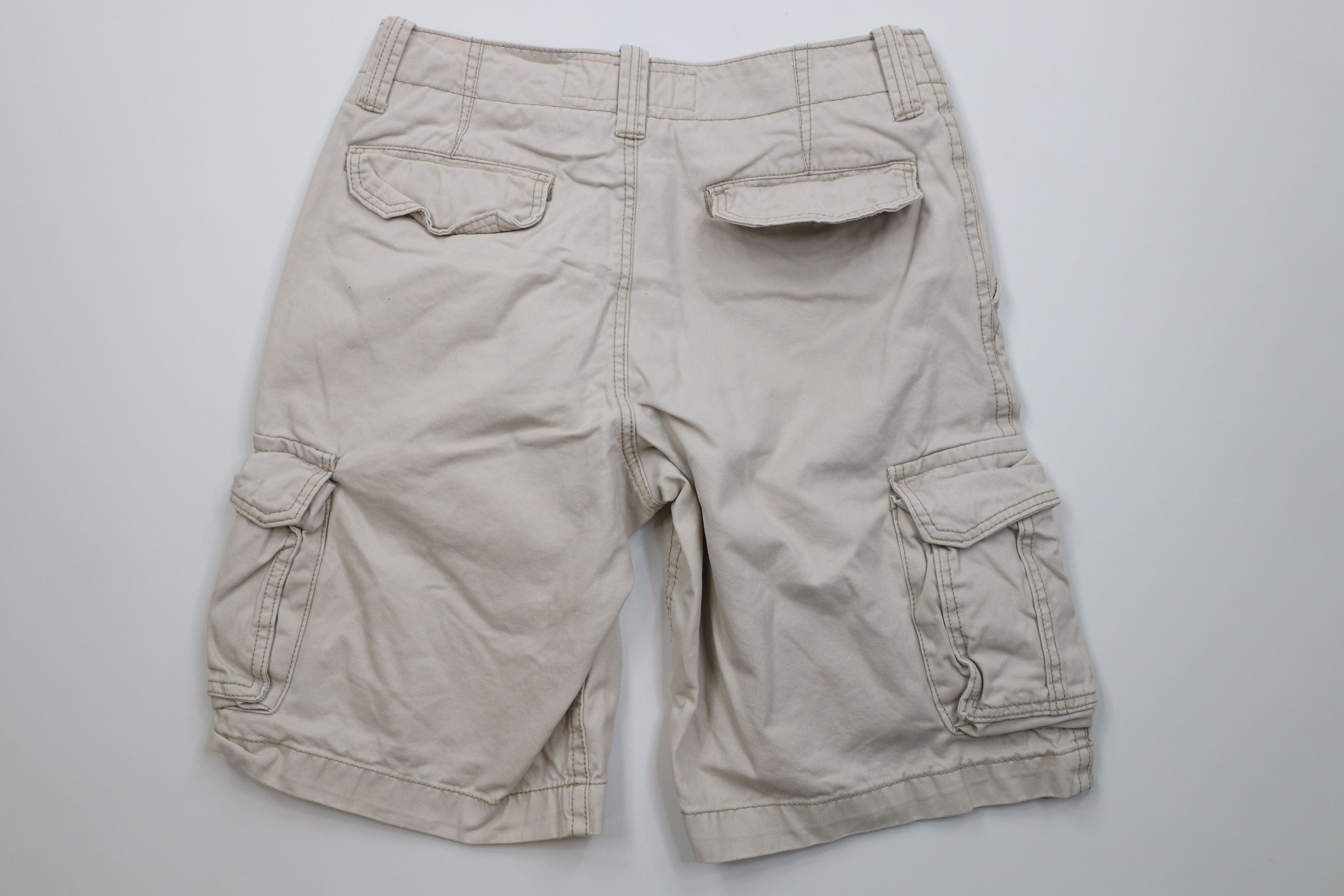 Aeropostale Vintage Y2K Aeropostale Heavyweight Cargo Shorts Beige Size US 32 / EU 48 - 9 Thumbnail