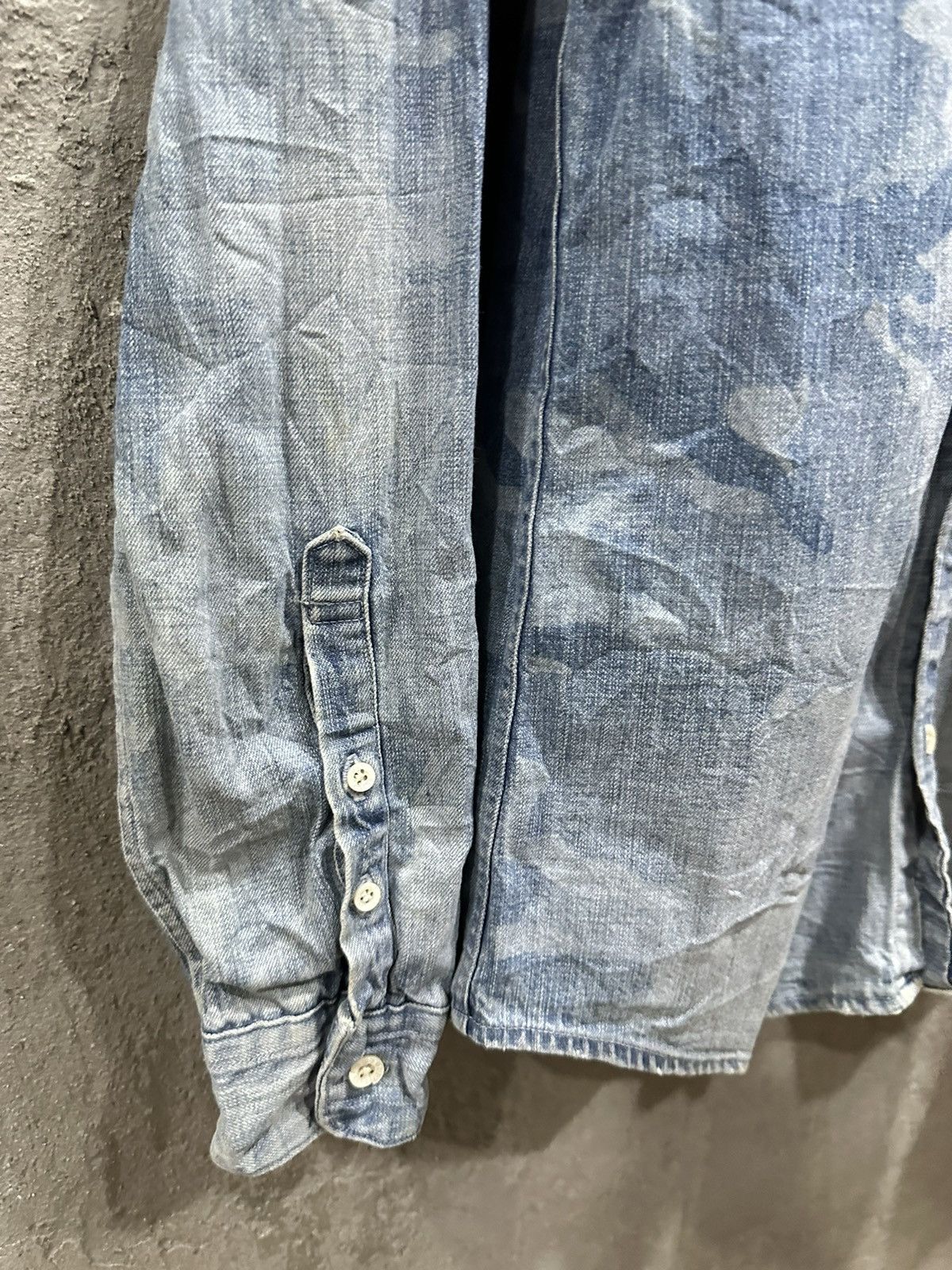 GOSTAR DE FUGA Gostar De Fuga Acid Wash Camo Button Up Shirt Size US S / EU 44-46 / 1 - 5 Thumbnail