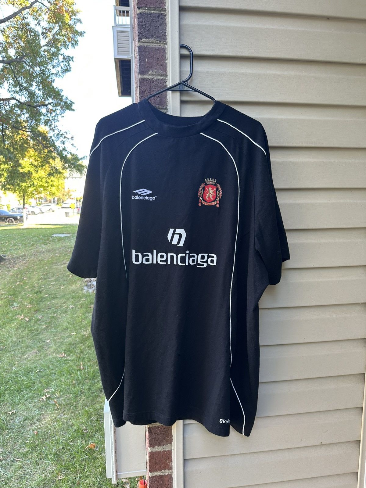 Balenciaga Balenciaga Paris Soccer Jersey Sz 4 | Grailed
