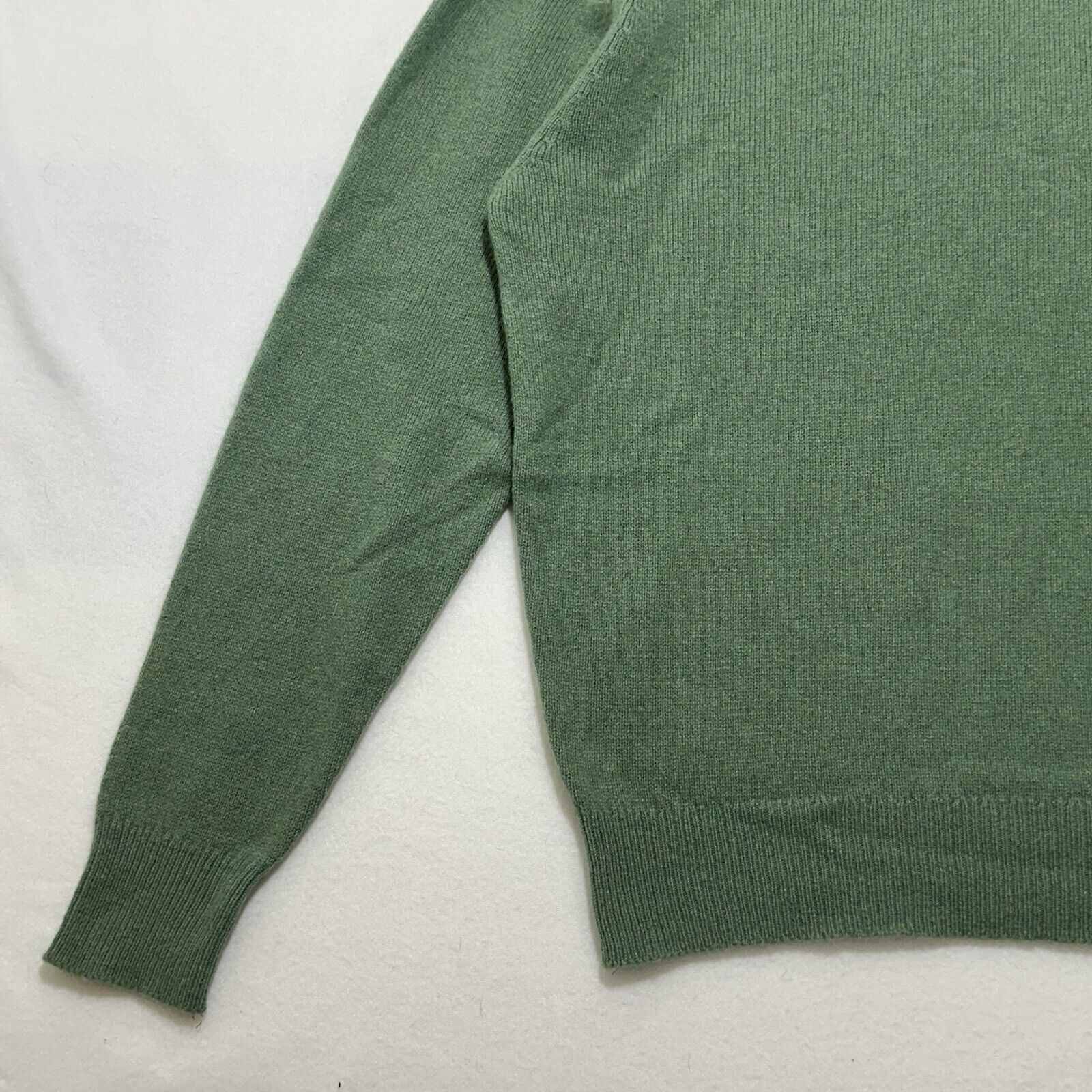 Vintage Romanes & Paterson =Green Mockneck Lambswool Angora Sweater Size S / US 4 / IT 40 - 7 Thumbnail