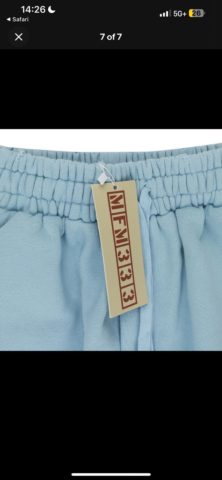 murd333r.fm Murd333r.FM Sweatpants Baby Blue Size M Size US 32 / EU 48 - 7 Thumbnail