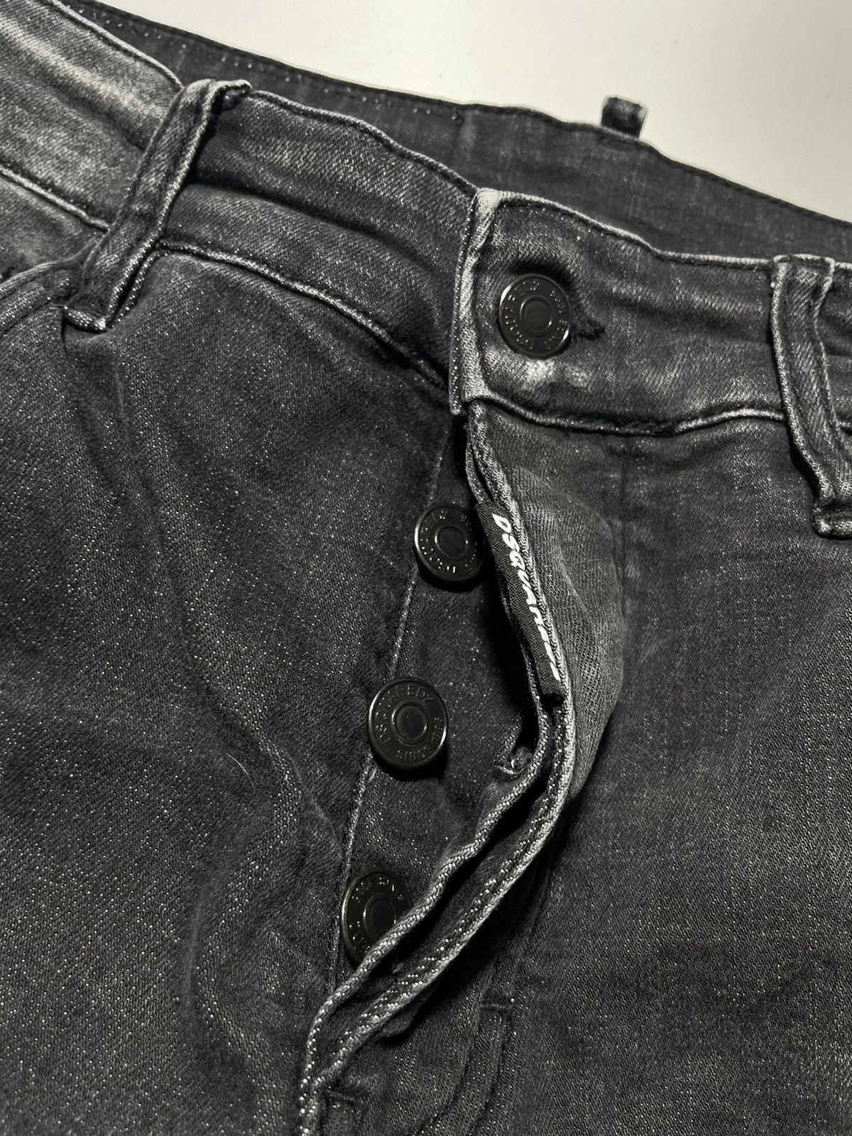 Dsquared2 Dsquared2 Skinny Dan Jean Punk Pants Size US 30 / EU 46 - 9 Thumbnail