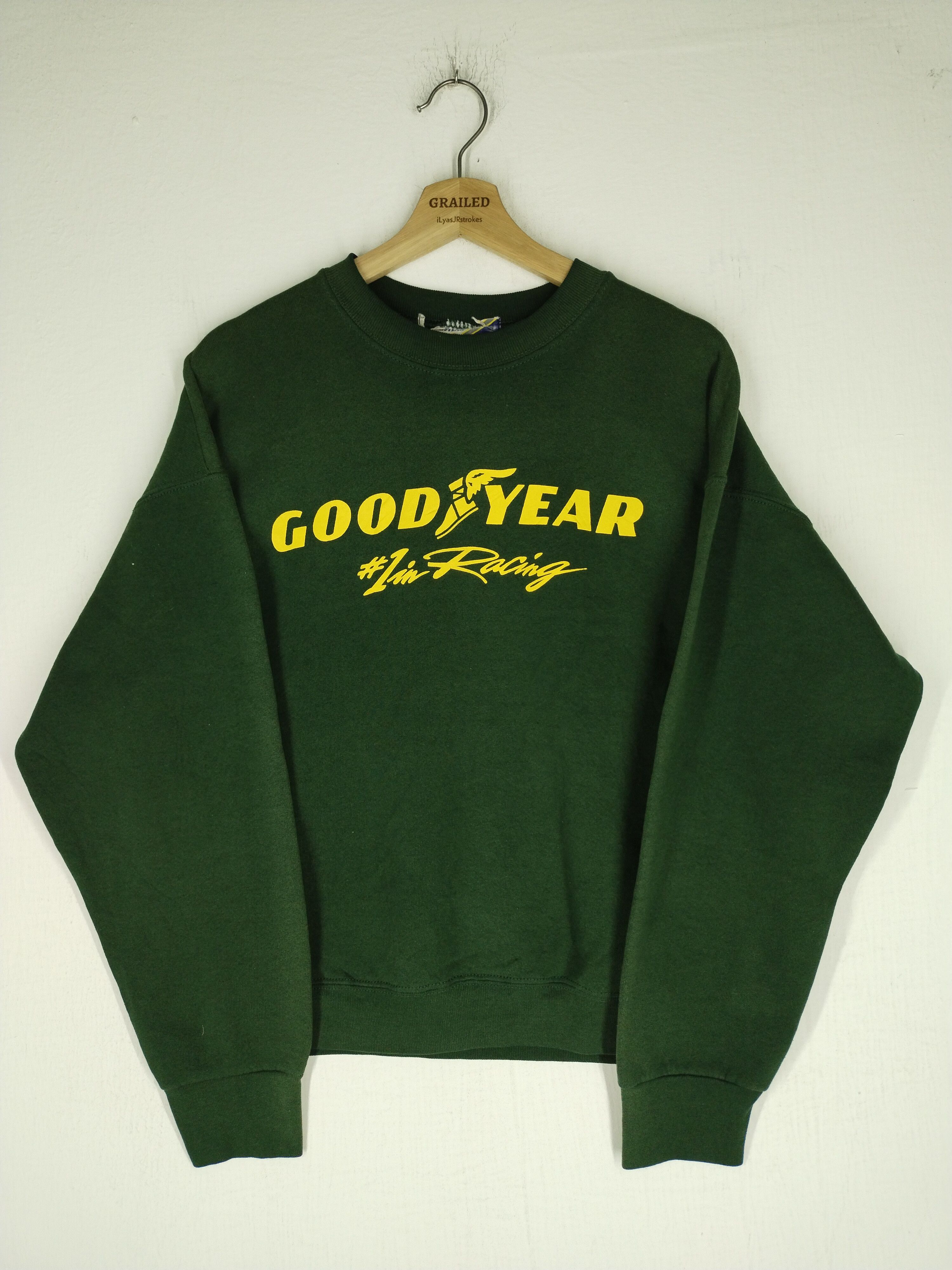 Sports Specialties × Vintage Vintage Good Year 1 in Racing Specialties Green Sweatshirt Size US L / EU 52-54 / 3 - 1 Thumbnail