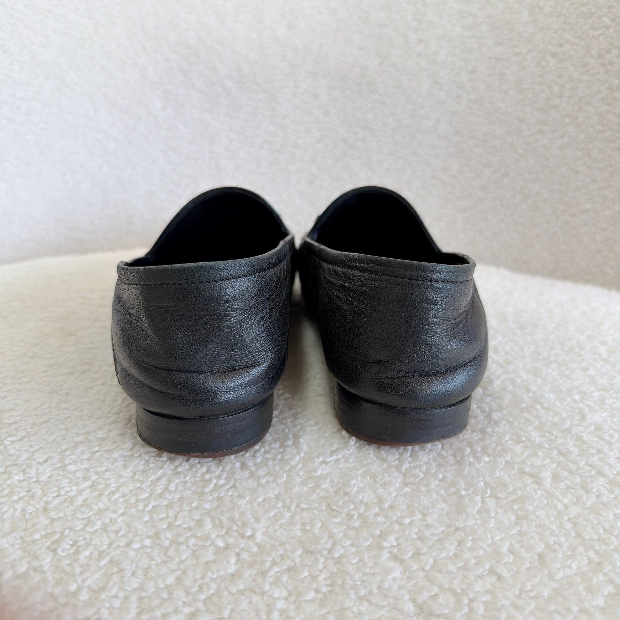 Gucci Gucci Black Horsebit Loafer 36.5C Size US 6 / IT 36 - 4 Thumbnail