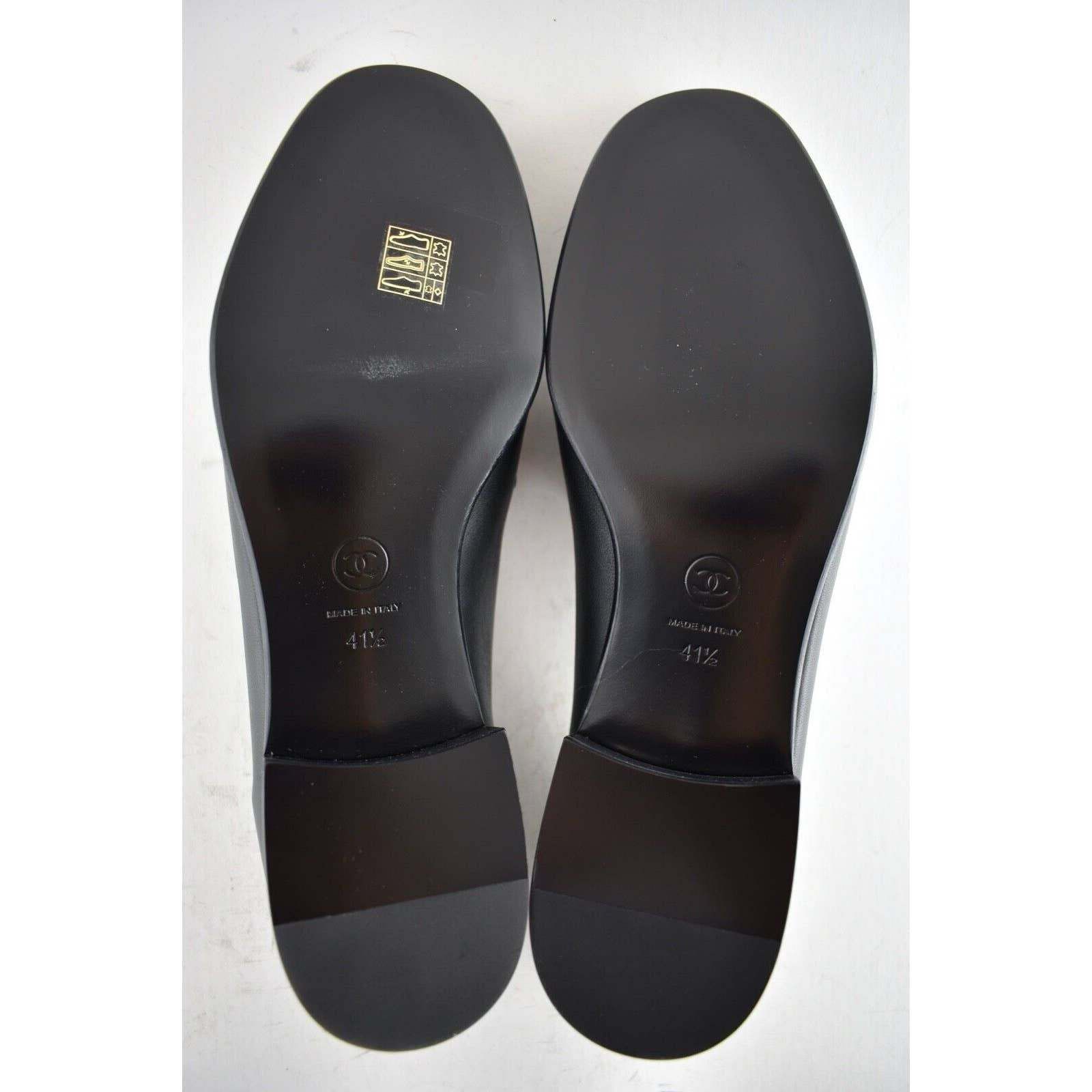 Chanel 20B Quilted Boy Lego Metal CC Mule Slip Flat Loafer 41.5 Size US 11.5 / IT 41.5 - 9 Thumbnail