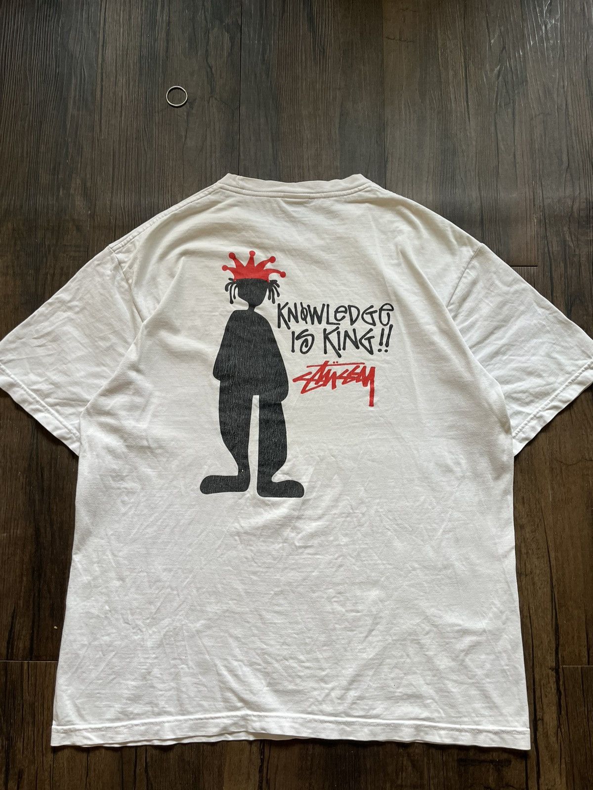 Stussy Stussy Knowledge Is King Tee (M) Size US M / EU 48-50 / 2 - 5 Thumbnail