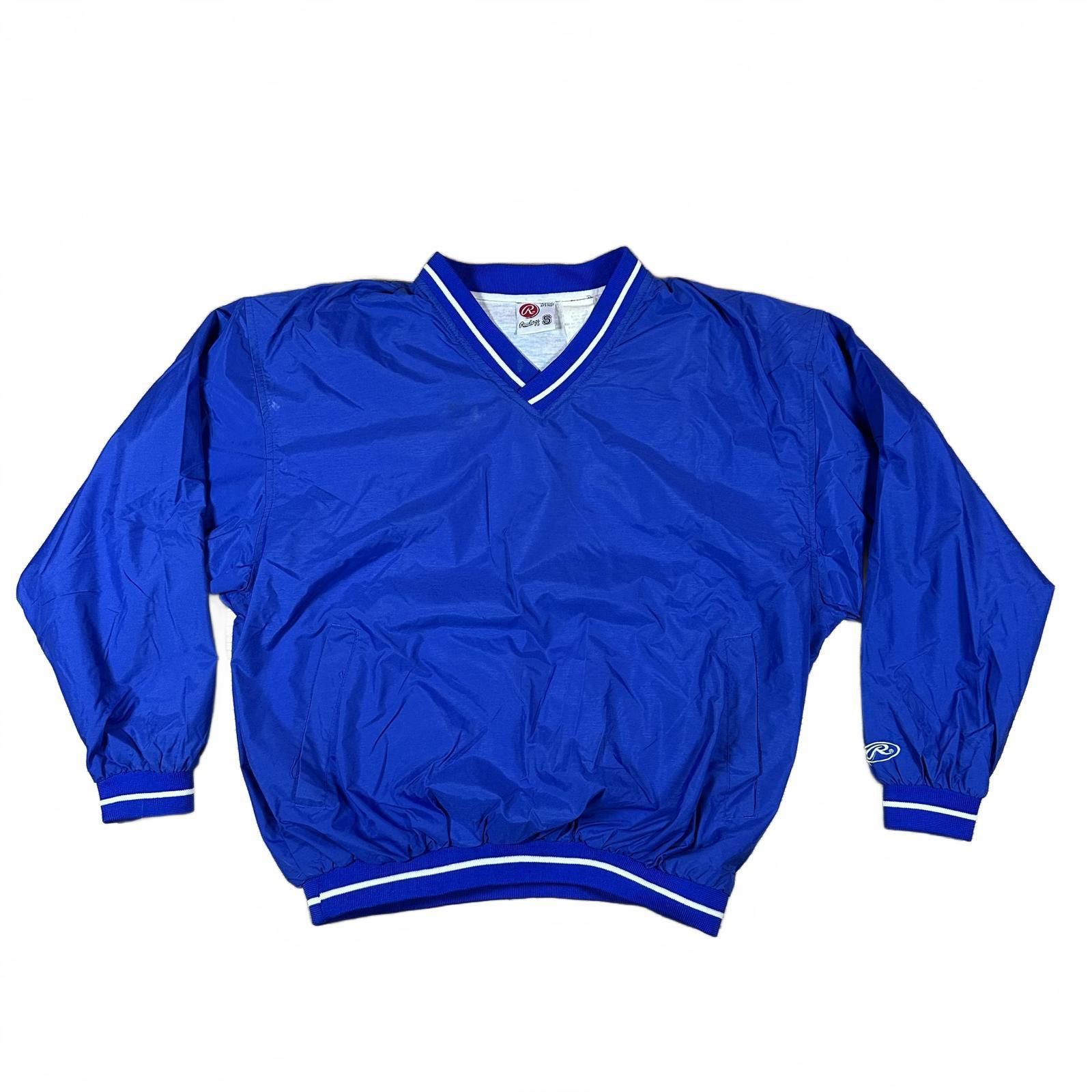 Other Rawlings Mens Windbreaker S Blue Vintage Size US S / EU 44-46 / 1 - 1 Thumbnail