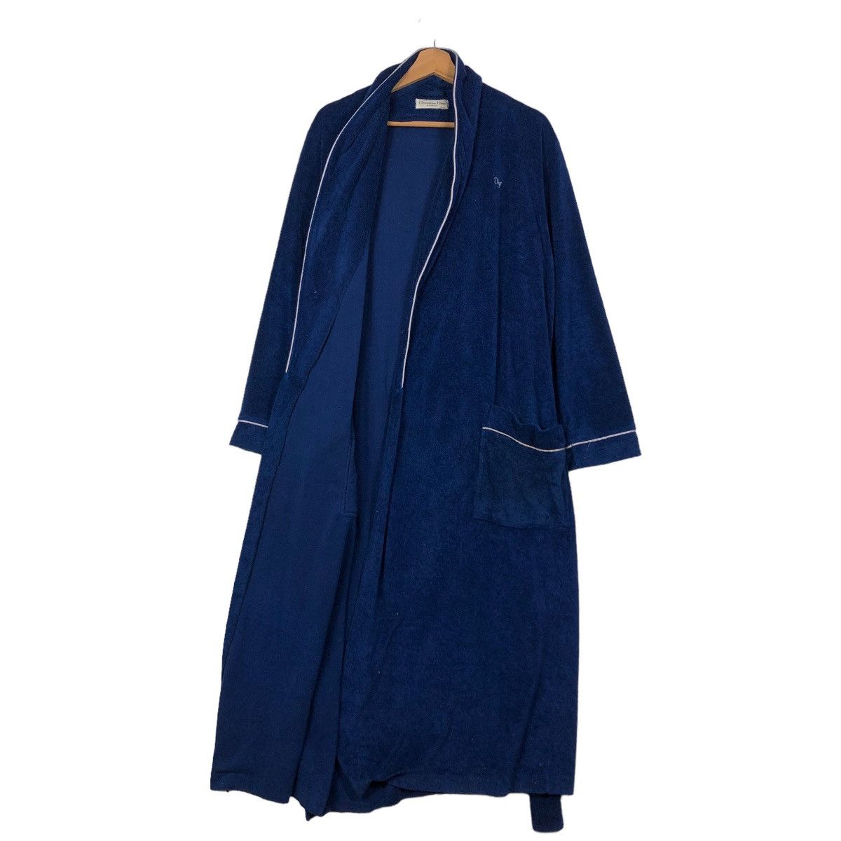 Christian Dior Monsieur 🔥Rich Blue - Wool Long Bath Robe Luxury Wear Size US M / EU 48-50 / 2 - 9 Thumbnail