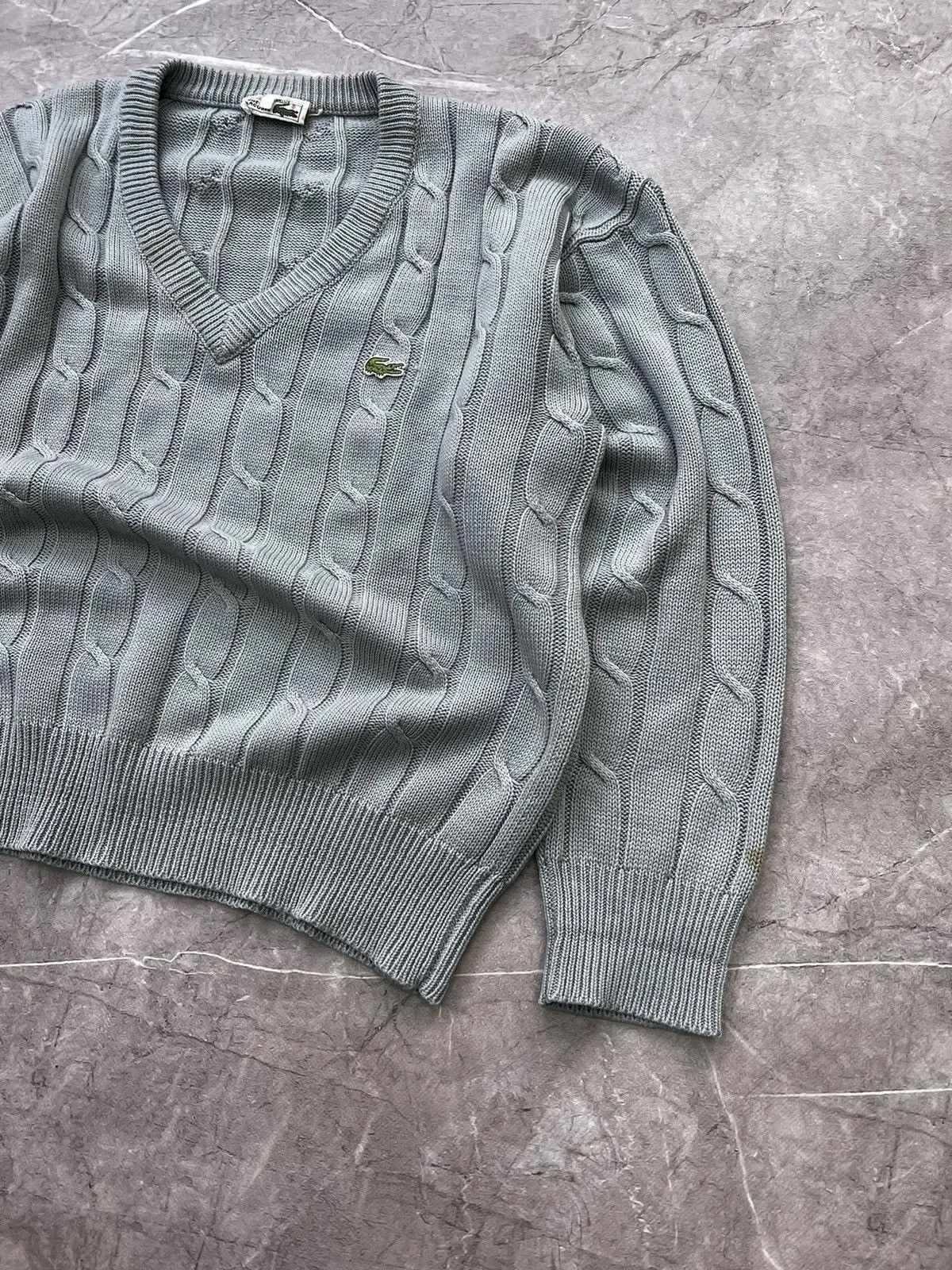 Lacoste Lacoste old money V neck casual sweater y2k Size US L / EU 52-54 / 3 - 4 Thumbnail
