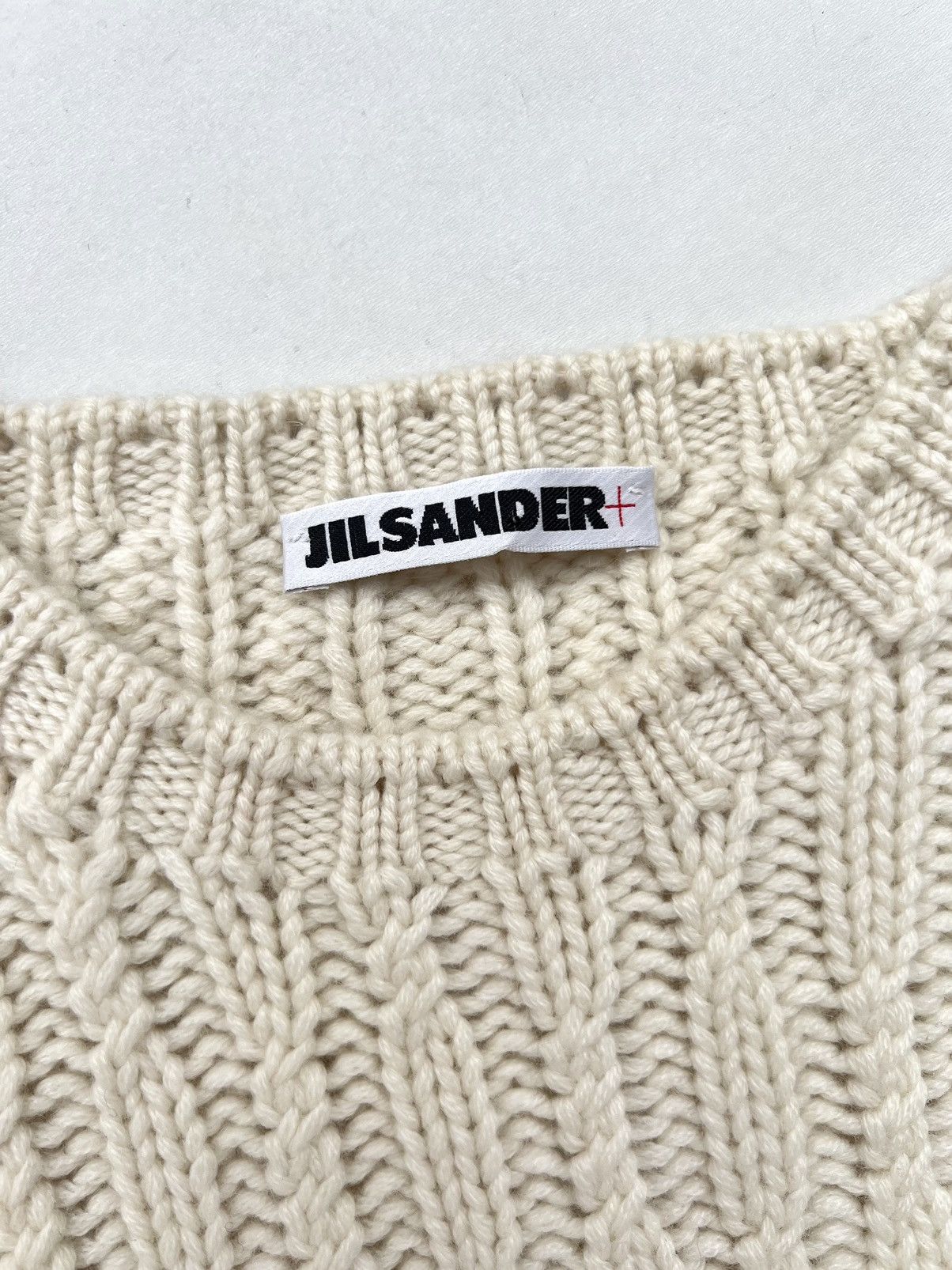 Jil Sander Vintage Jil Sander+ Cashmere Fisherman Knitted Sweater Size S / US 4 / IT 40 - 6 Thumbnail