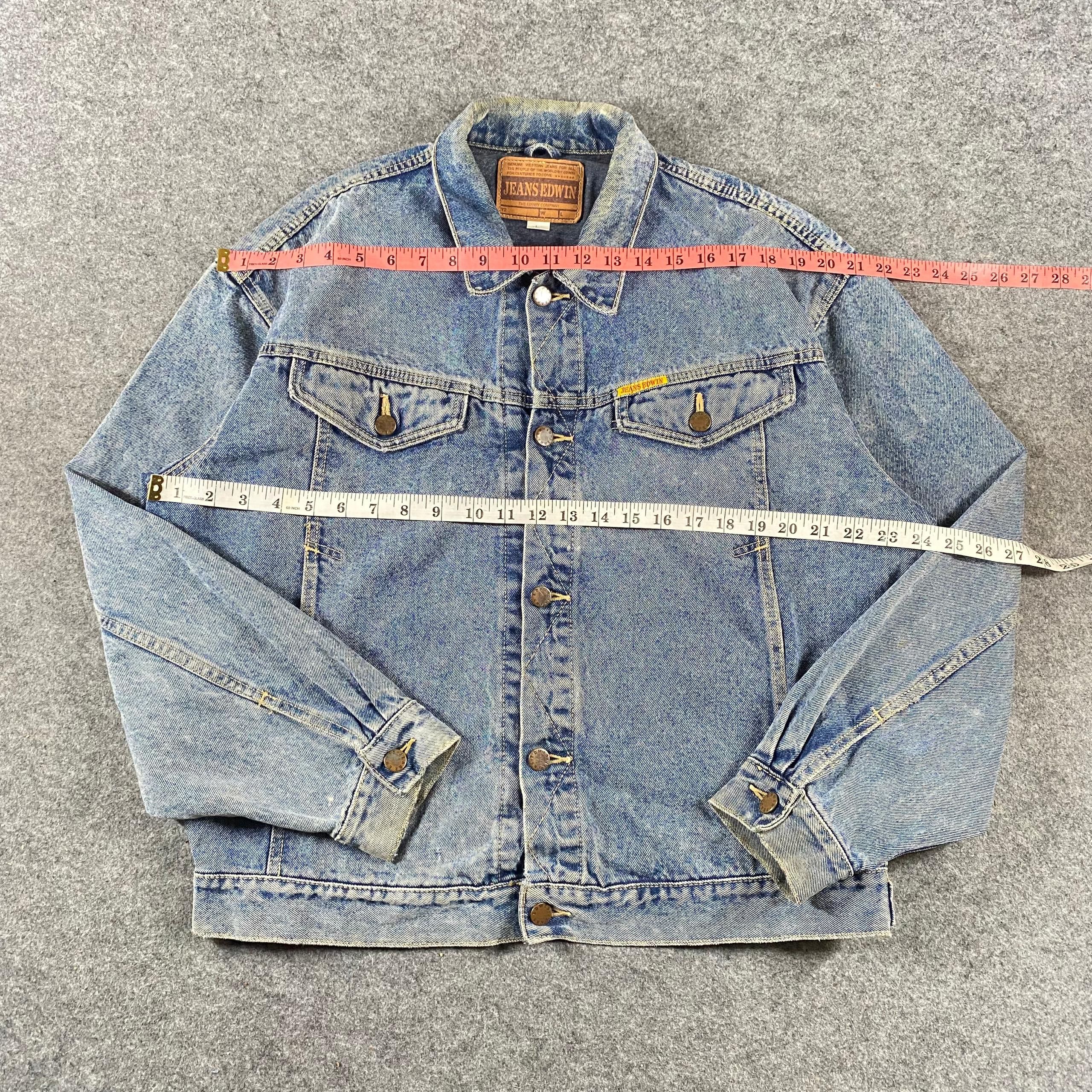 Edwin Vintage Edwin Tokyo Japan Denim Jacket Size US L / EU 52-54 / 3 - 7 Thumbnail