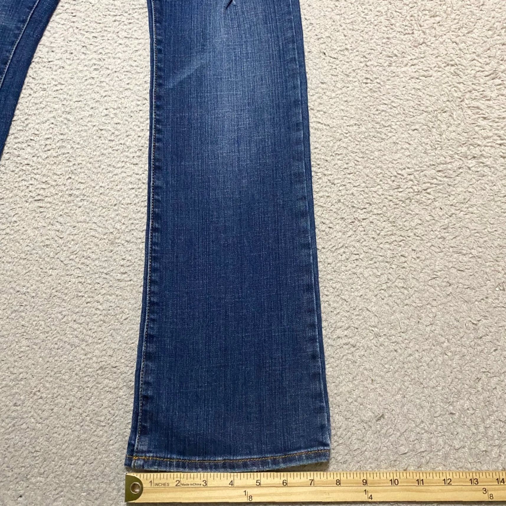 Abercrombie & Fitch Abercrombie & Fitch Womens Jeans Blue Denim 29 in 4 Bootcut Distressed Stretch Regular Size 29" - 5 Thumbnail
