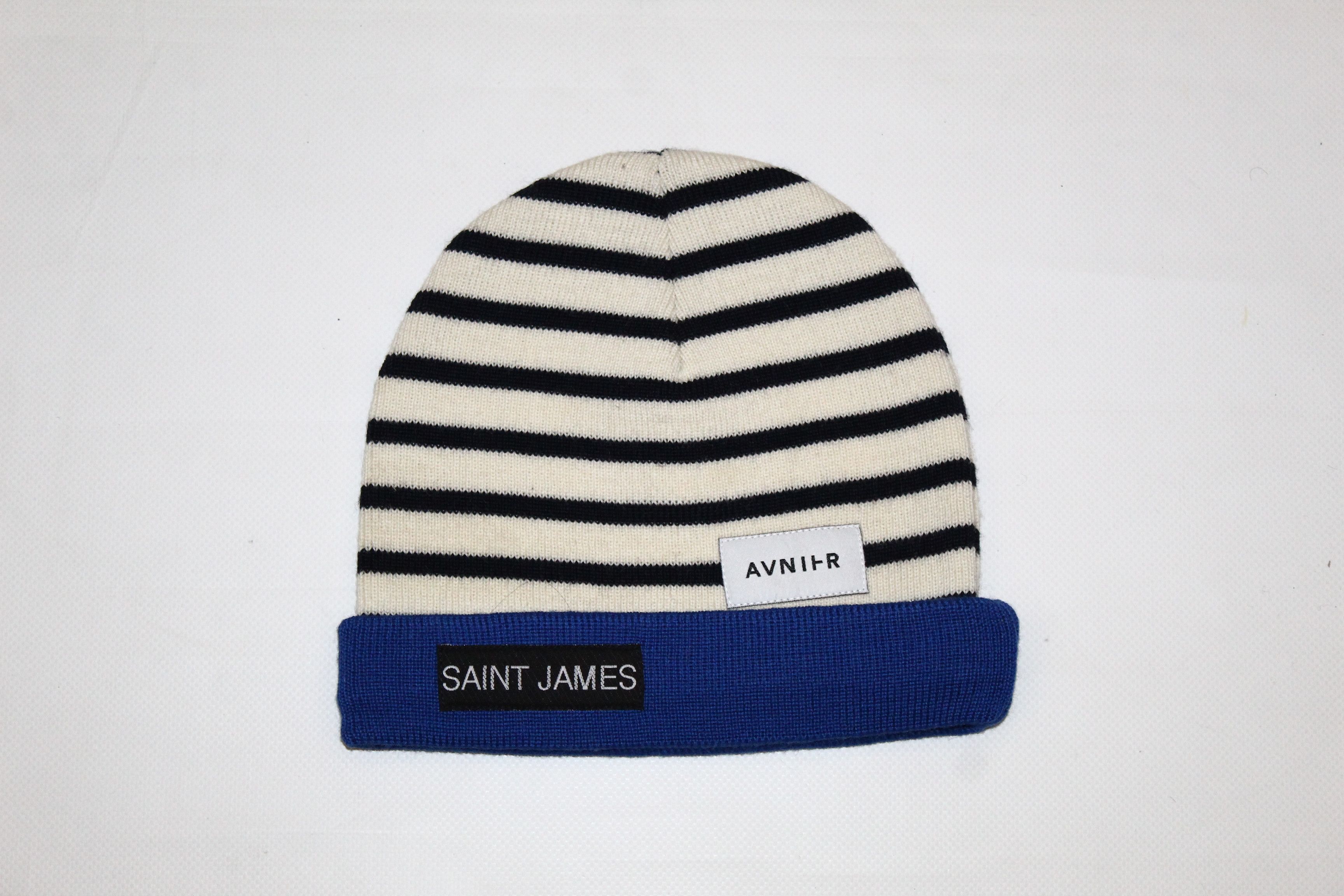 AVNIER AVNIER X SAINT JAMES BONNET LAUCAEN MARINE Size ONE SIZE - 5 Thumbnail